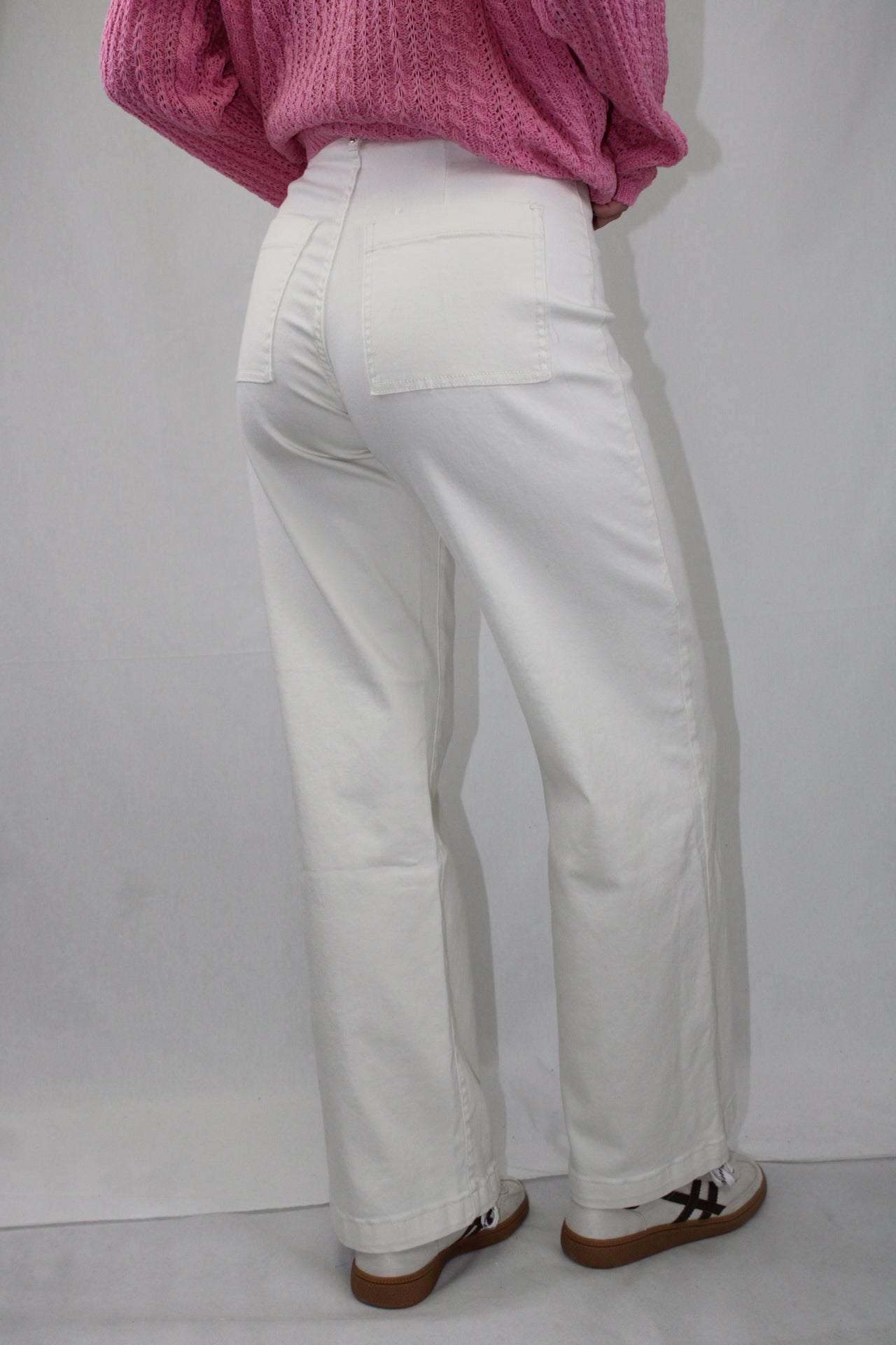 Calças WideLeg com Nervura