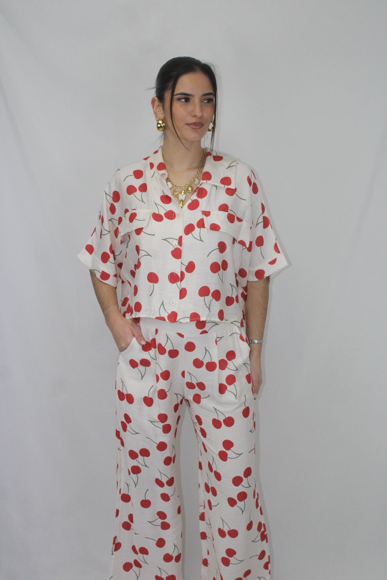 Conjunto em Tecido Alinhado