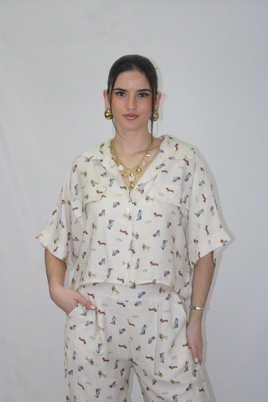 Conjunto em Tecido Alinhado