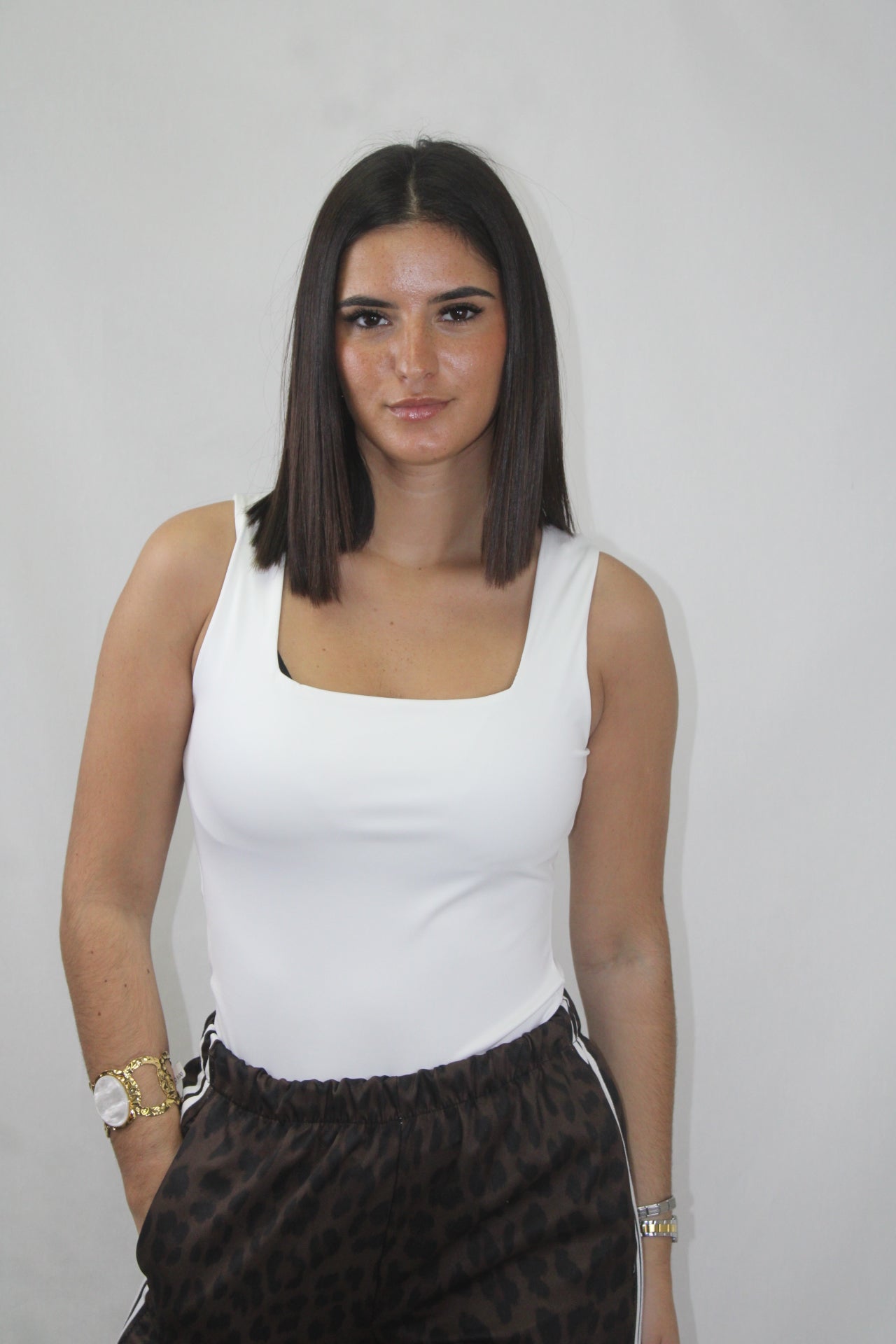 Top de Licra Acetinado