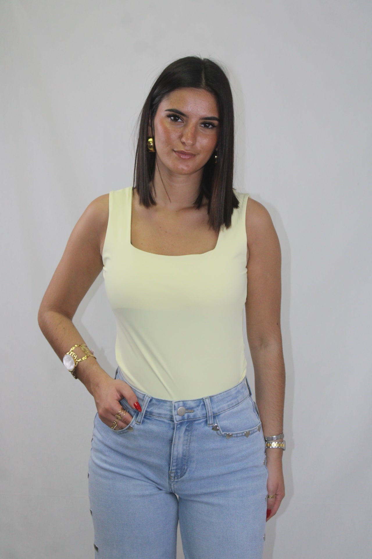 Top de Licra Acetinado