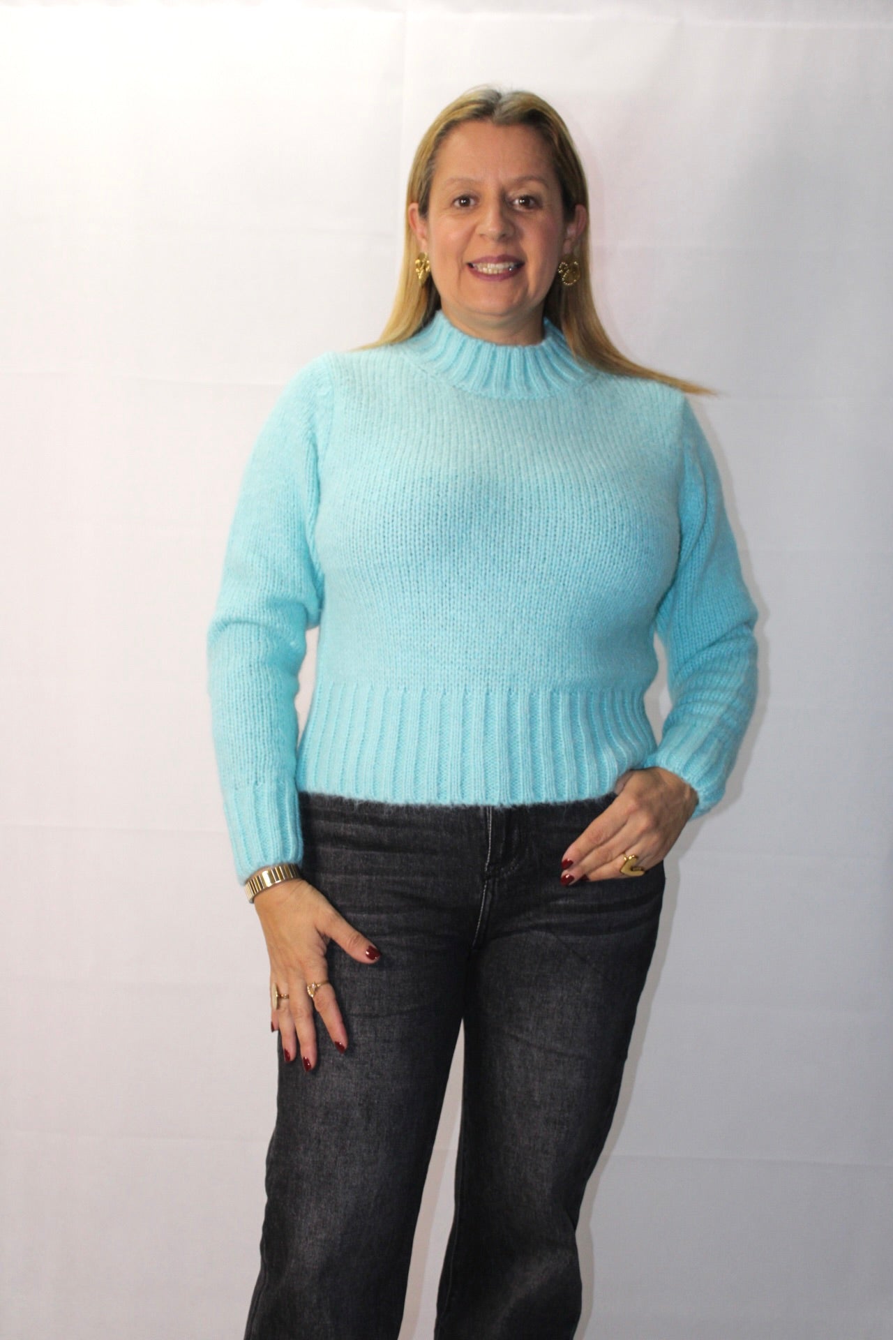 Sweater Meia Gola