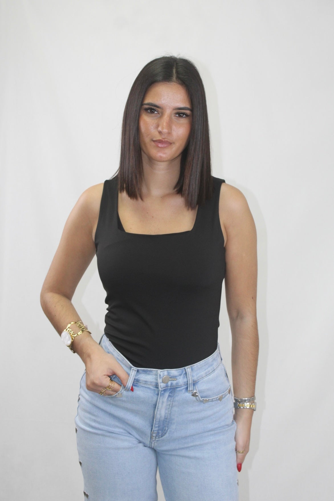 Top de Licra Acetinado