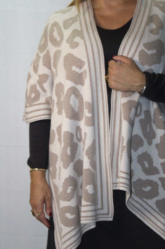 Poncho Animal Print