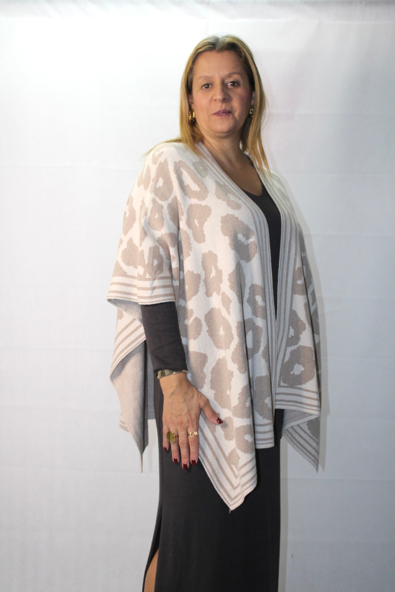 Poncho Animal Print