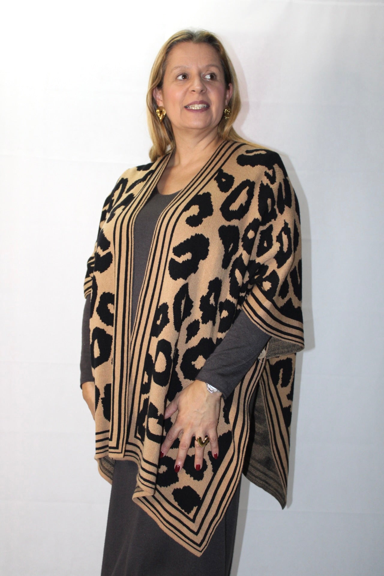 Poncho Animal Print