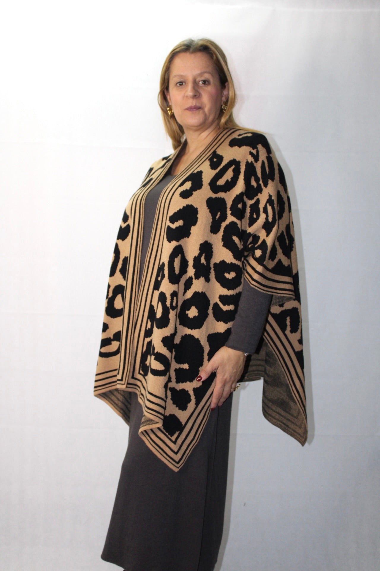 Poncho Animal Print