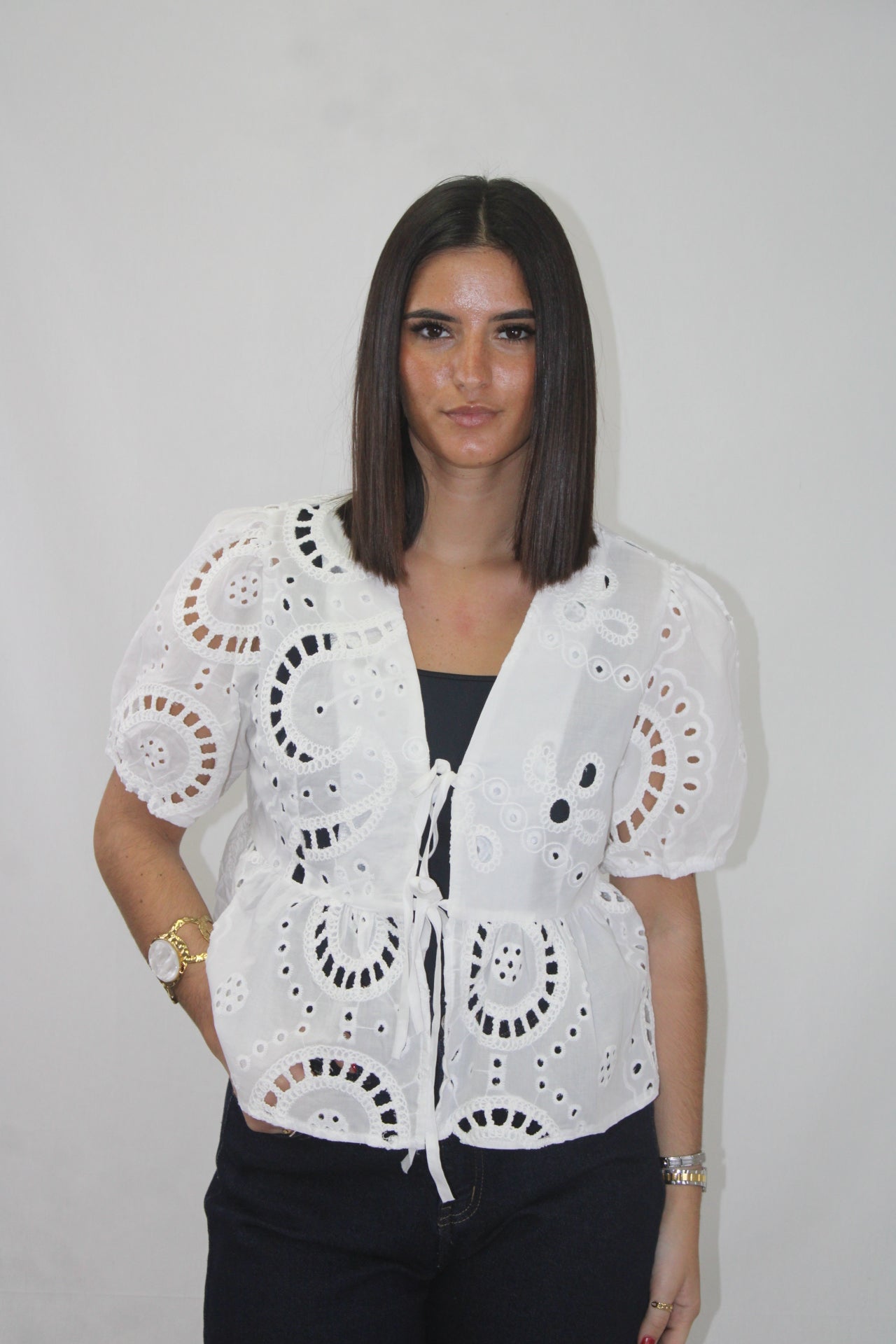 Blusa Bordado Inglês