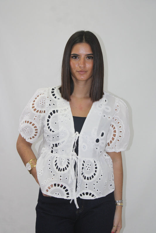 Blusa Bordado Inglês