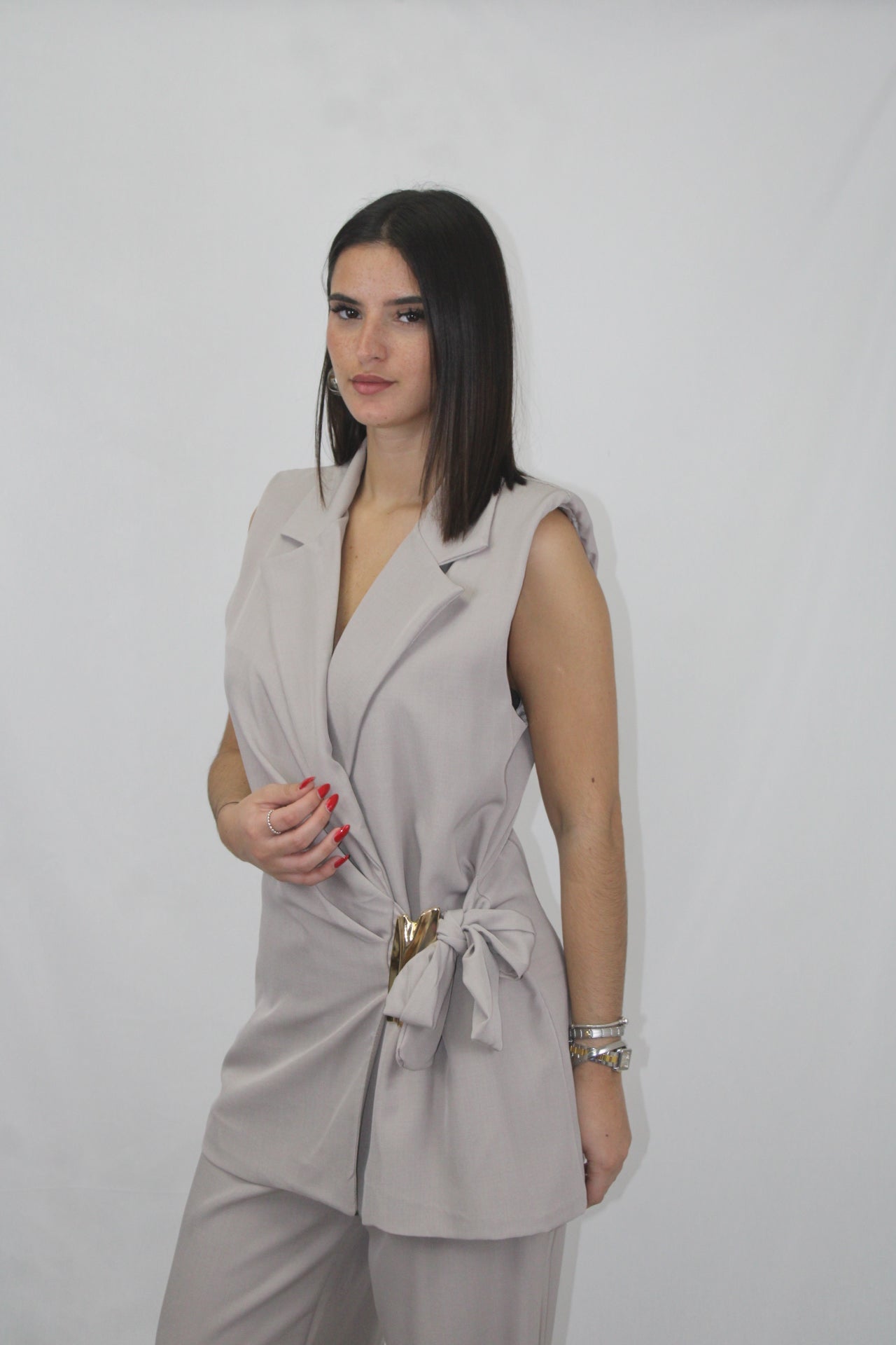 Conjunto com Detalhe Dourado