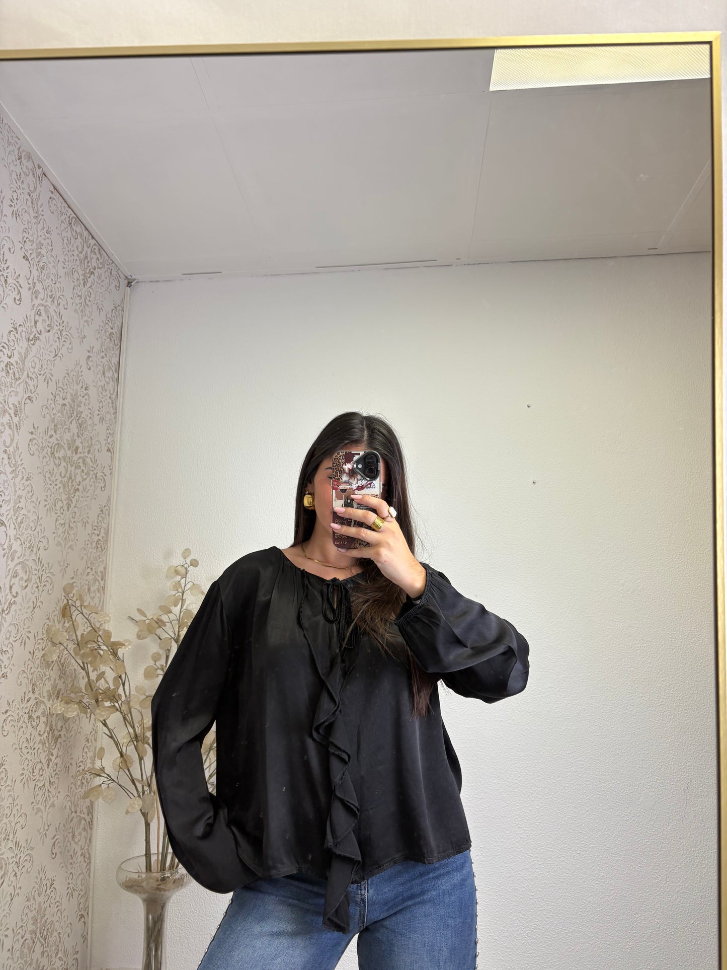 Blusa Acetinada