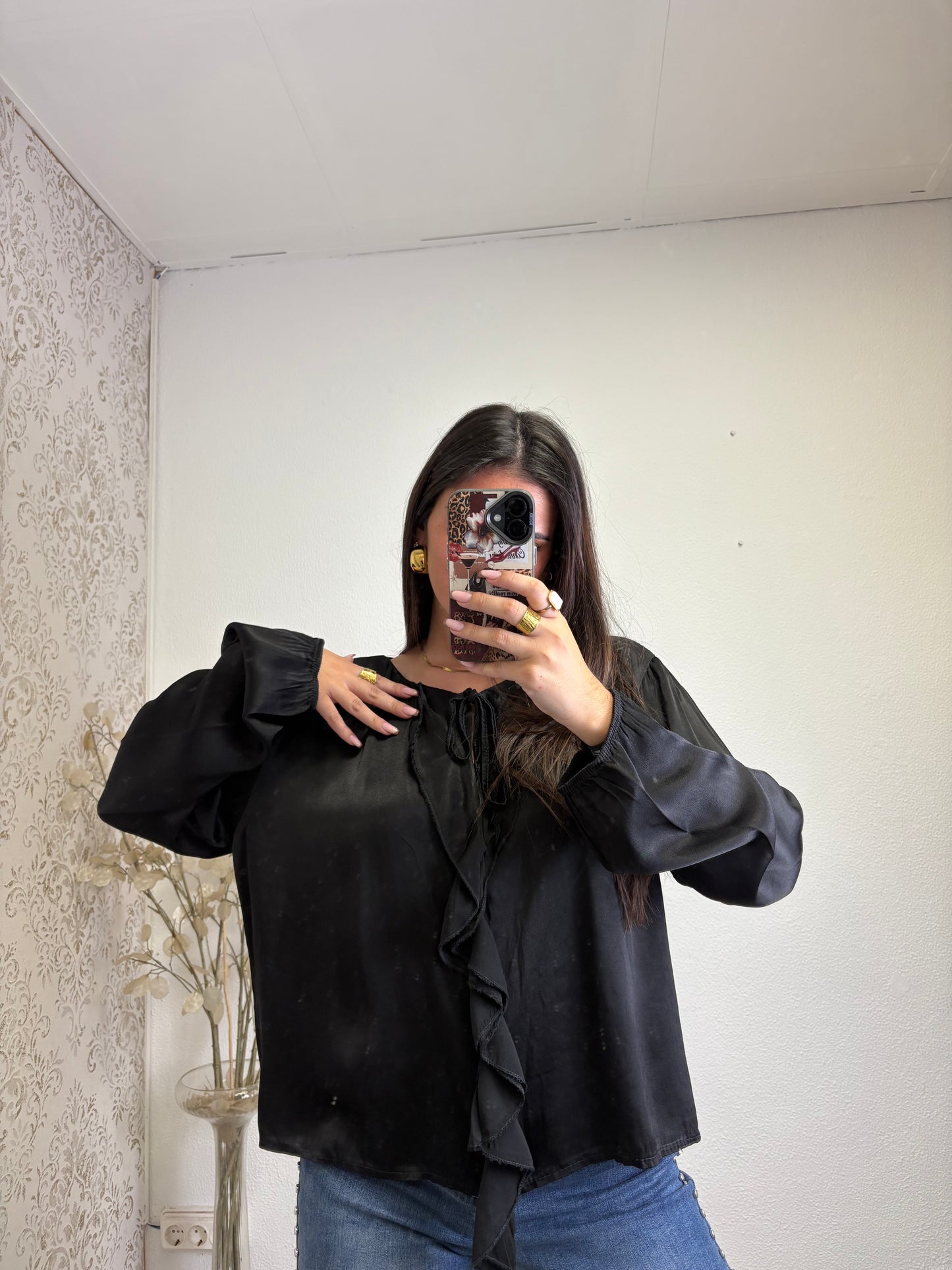 Blusa Acetinada