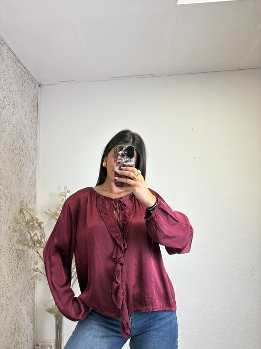 Blusa Acetinada