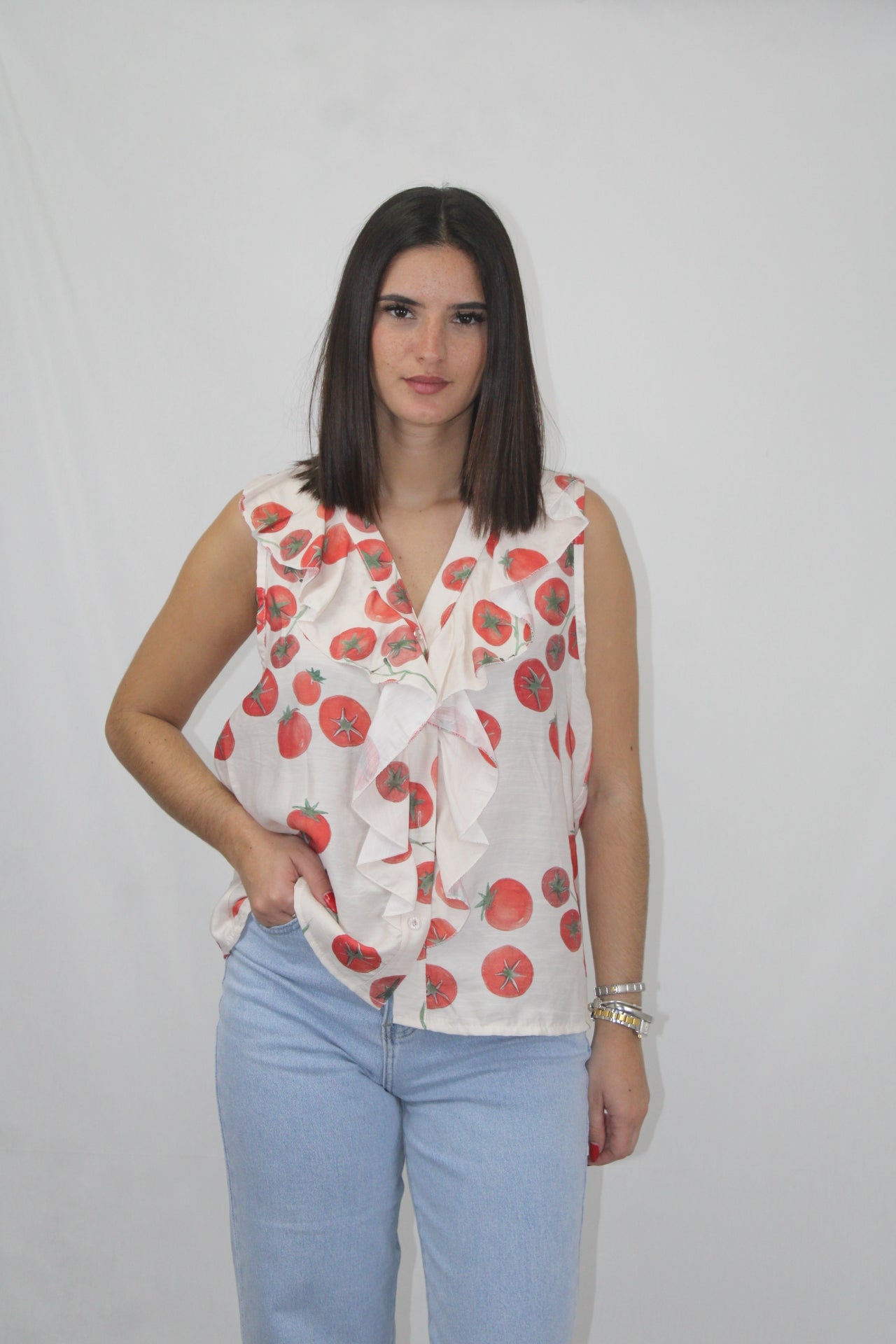 Blusa com Folho