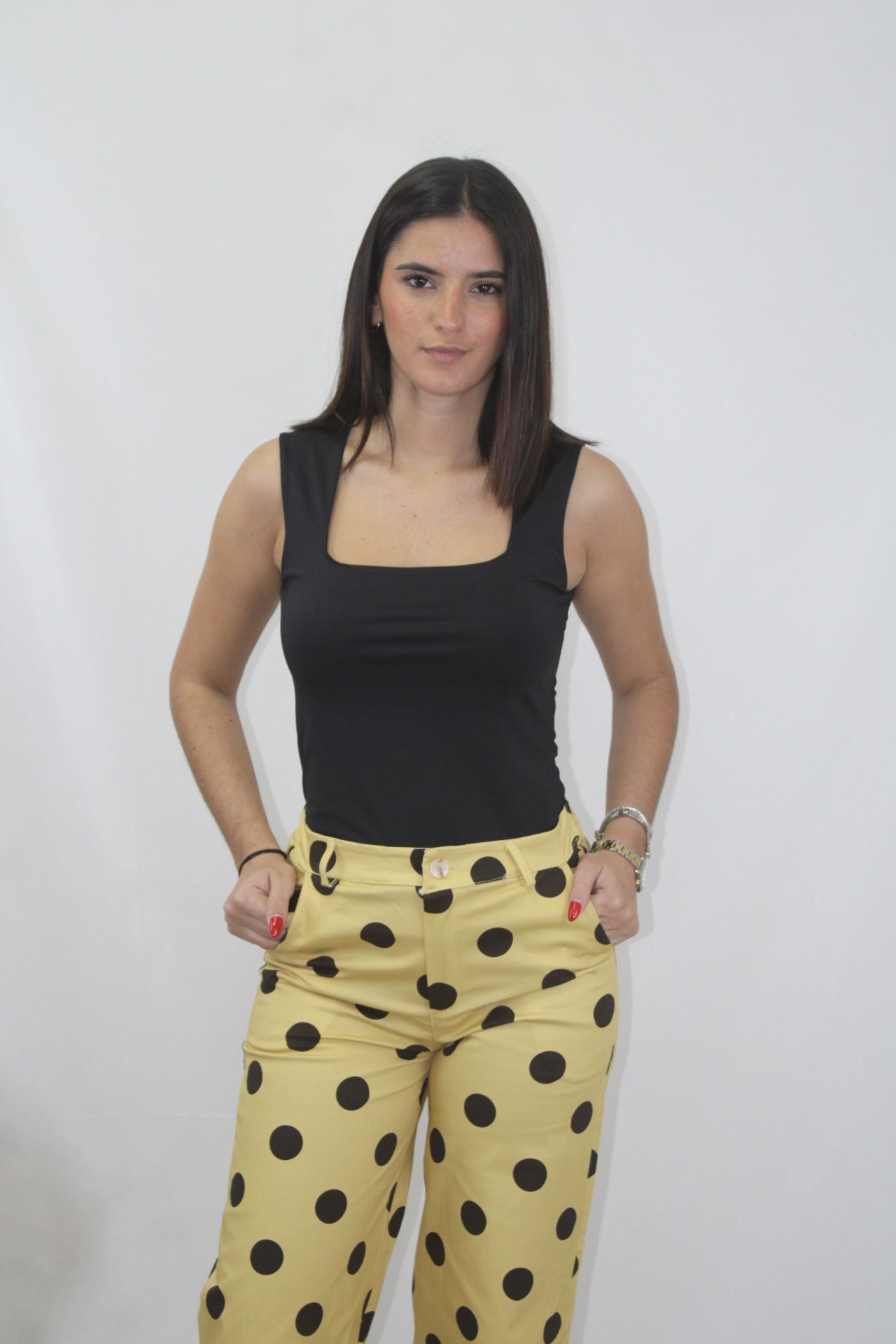 Top Licra Decote Quadrado