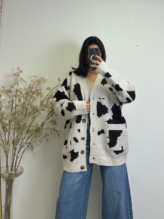 Casaco de Malha Oversized