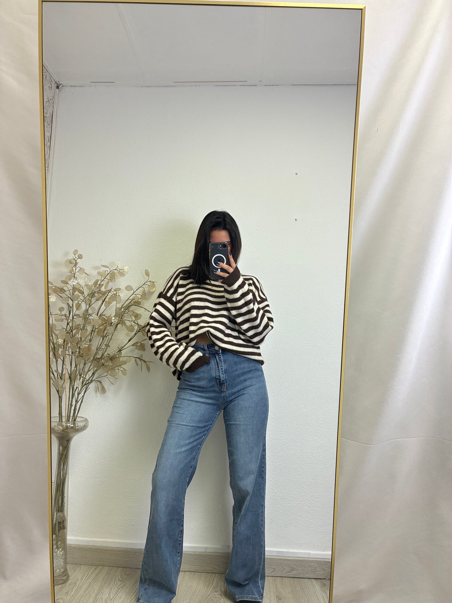 Calça de Ganga Wide Leg