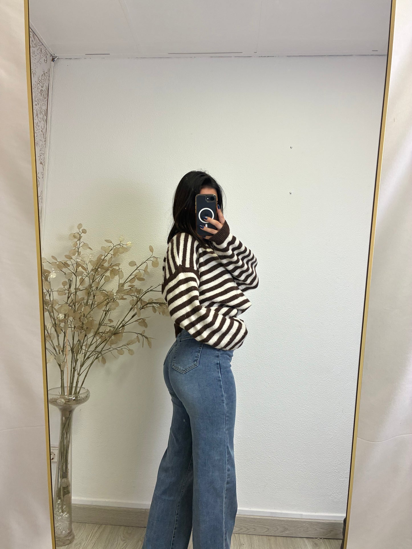 Calça de Ganga Wide Leg