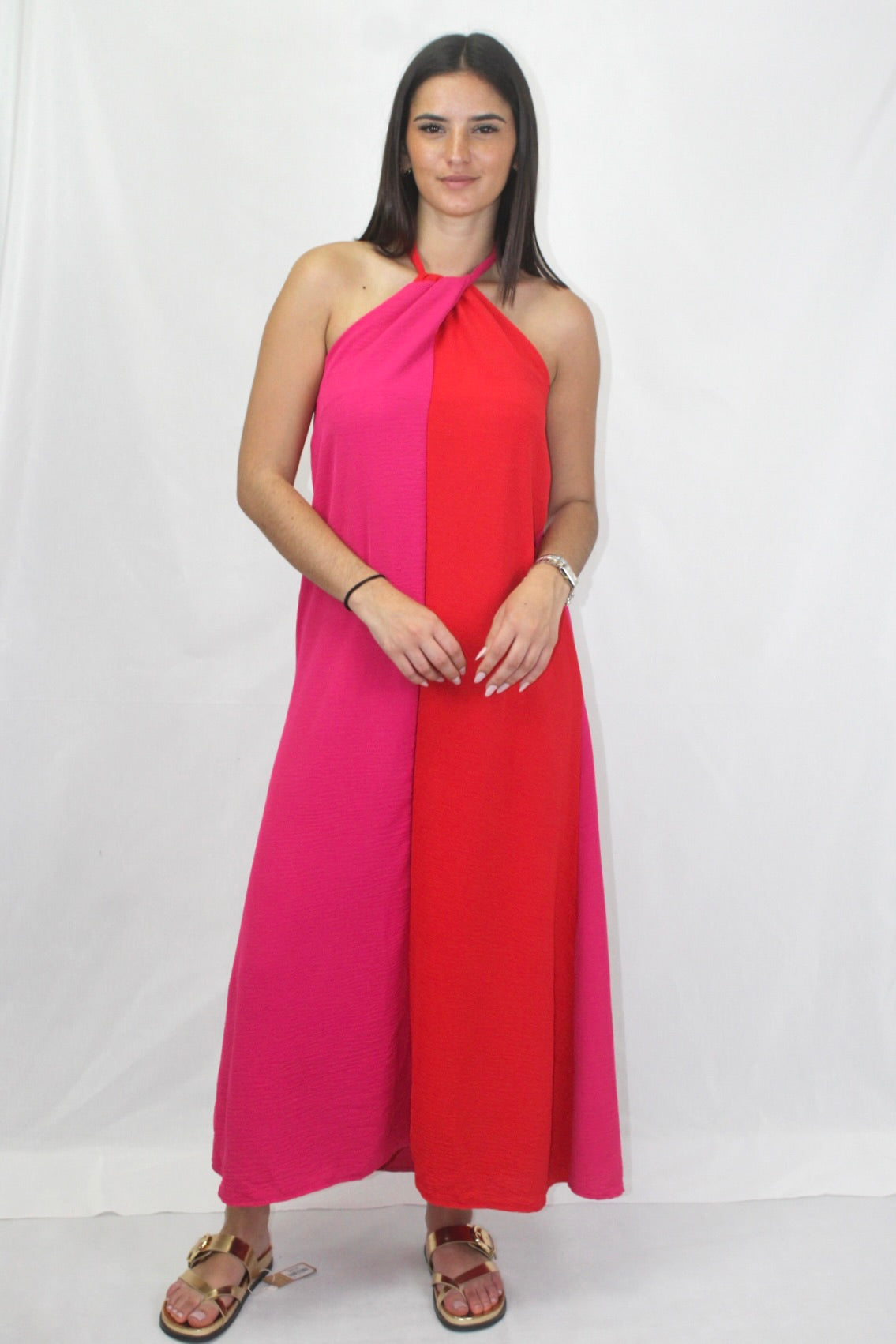 Vestido de Atar ao Pescoço