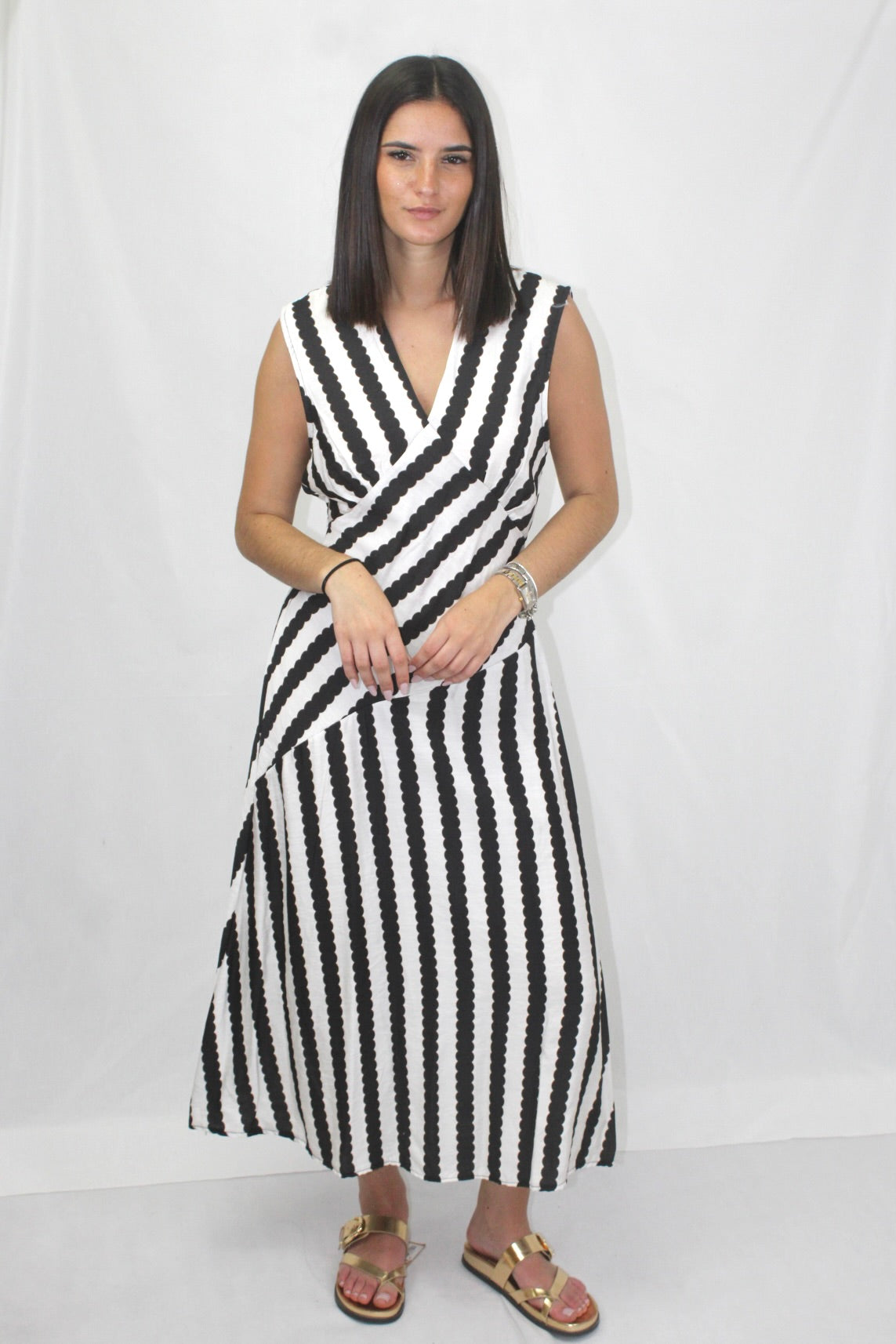 Vestido Riscas