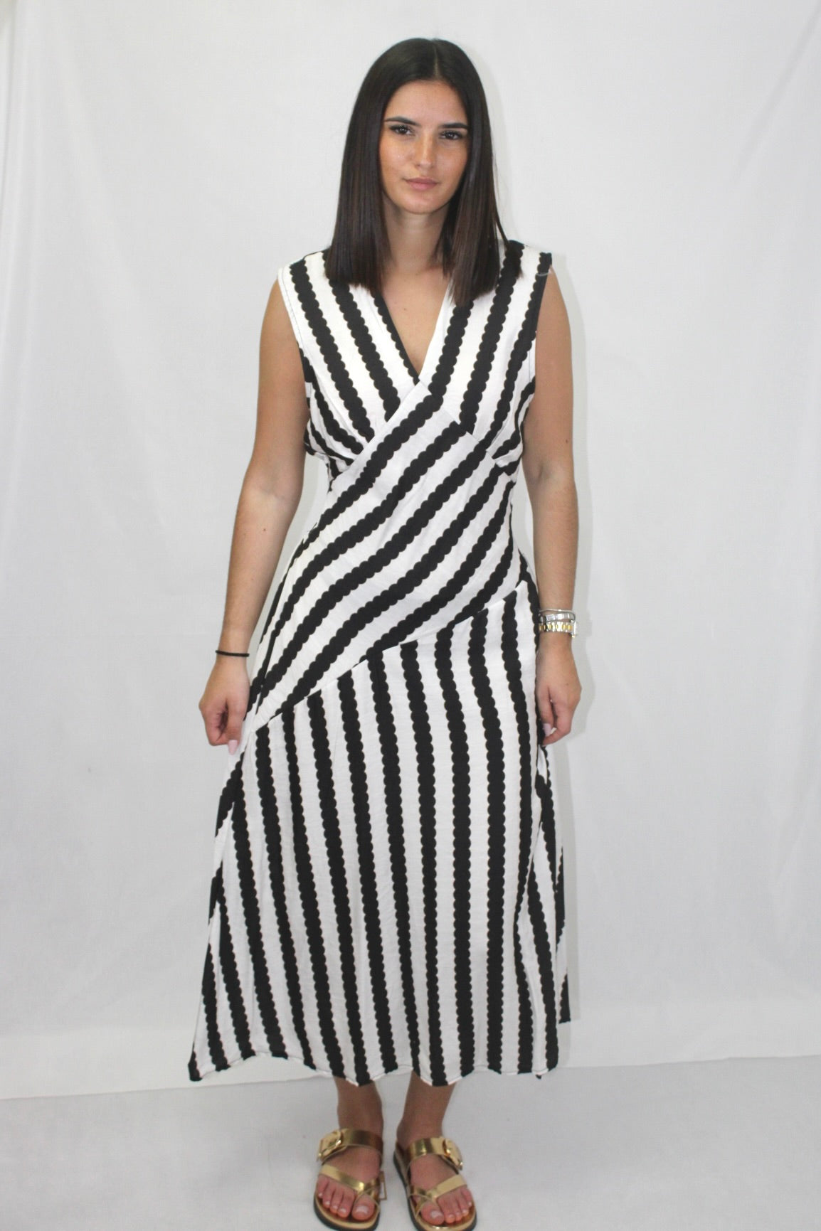 Vestido Riscas