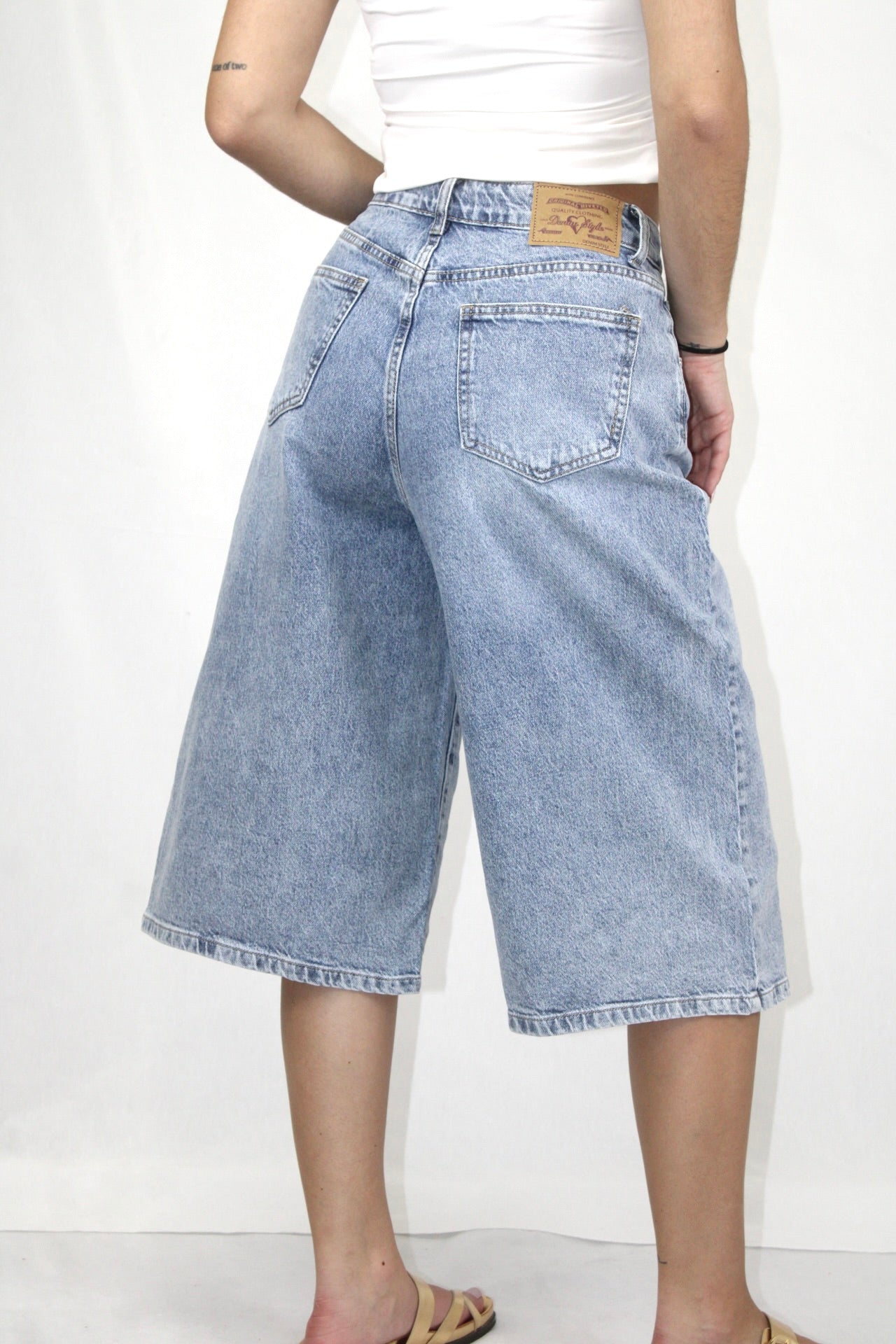 Calções Bermuda Denim