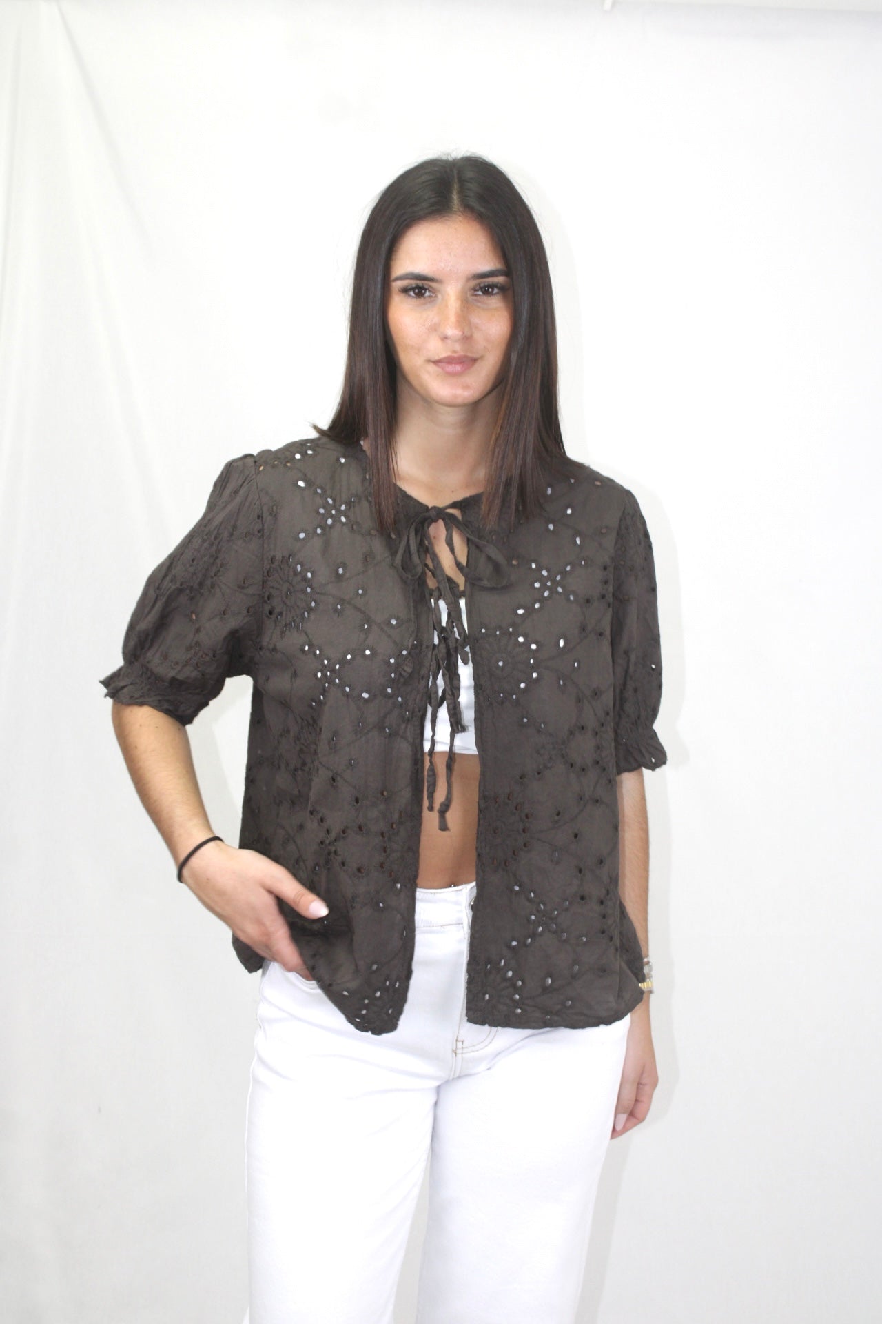 Blusa Bordado Inglês