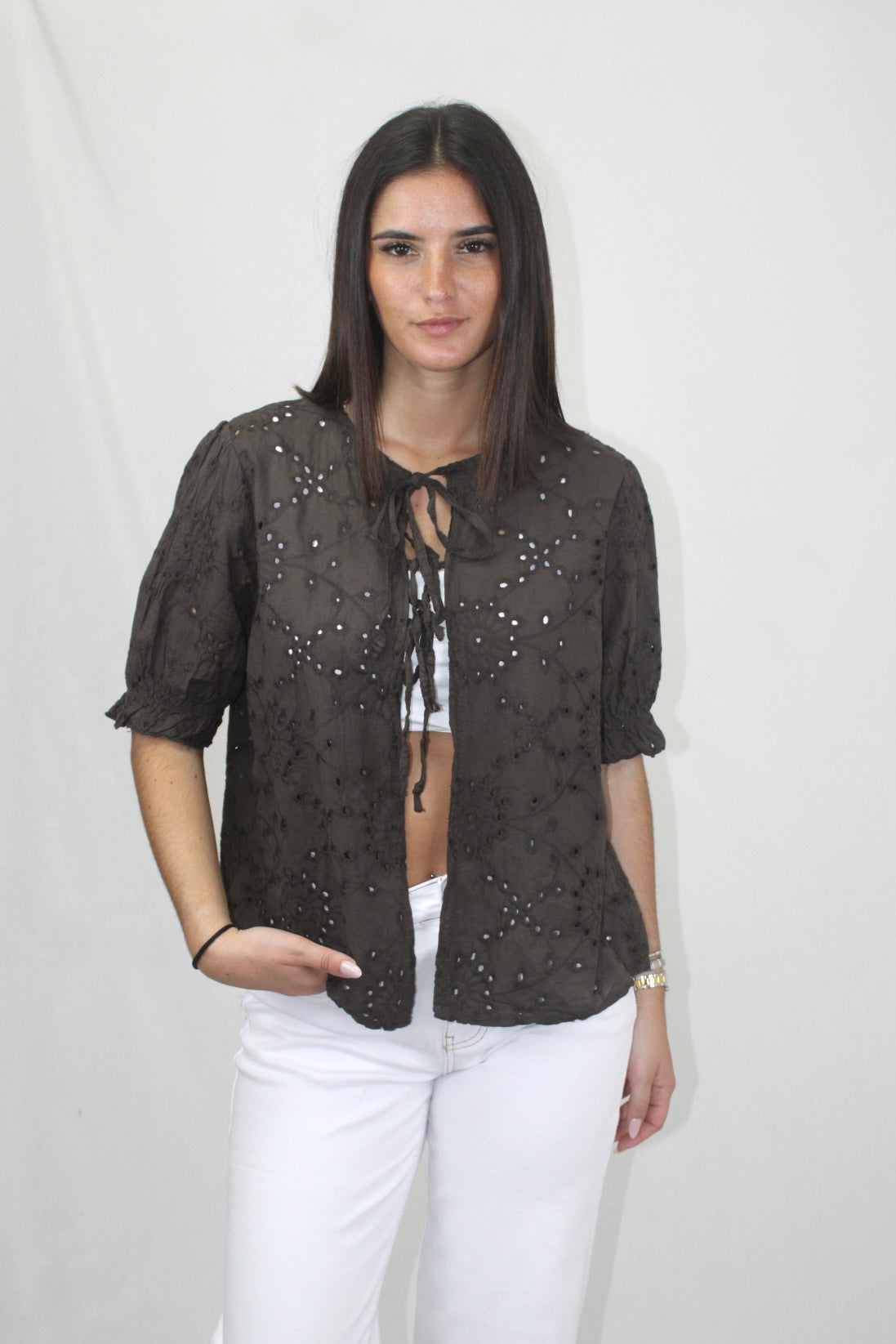 Blusa Bordado Inglês