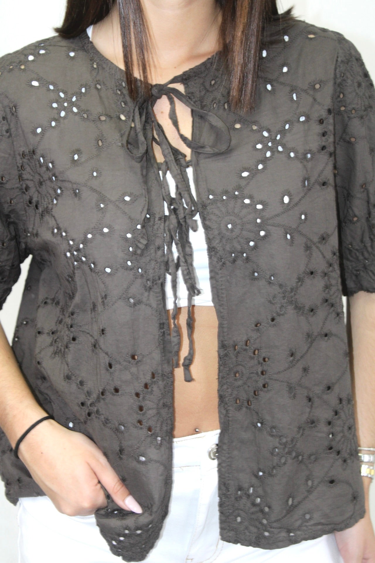 Blusa Bordado Inglês