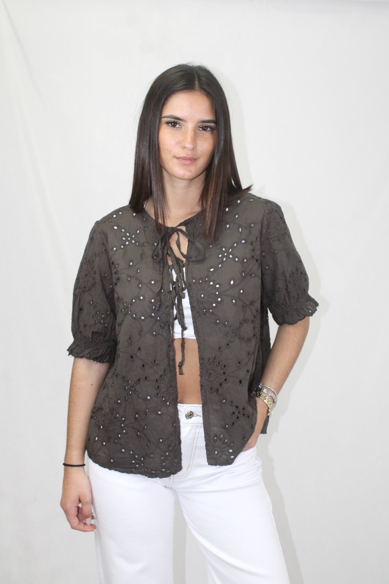 Blusa Bordado Inglês