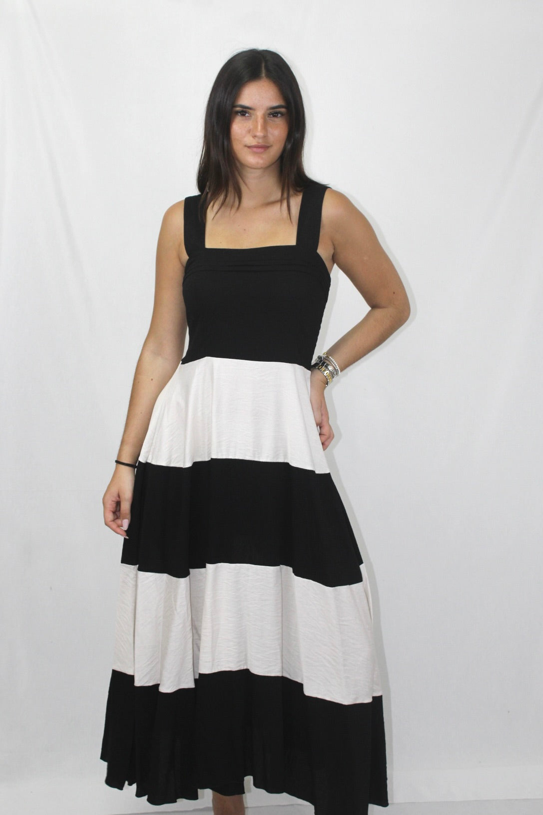 Vestido Riscas