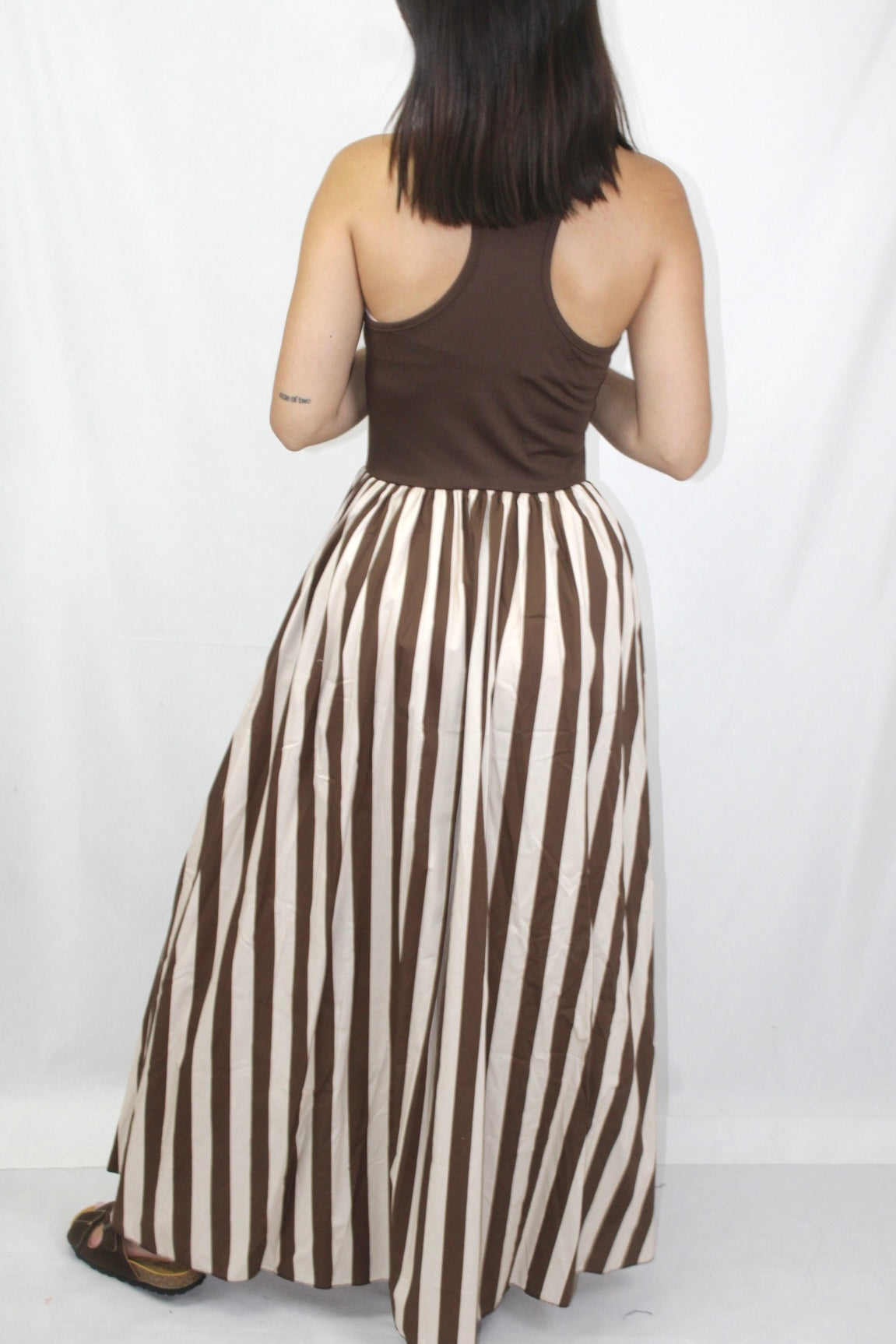 Vestido Duo de Tecidos