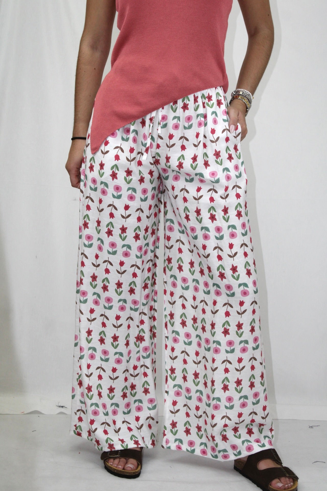 Pantalonas com Elástico na Cintura