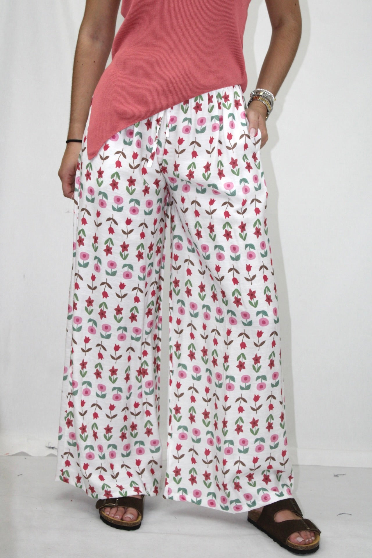 Pantalonas com Elástico na Cintura