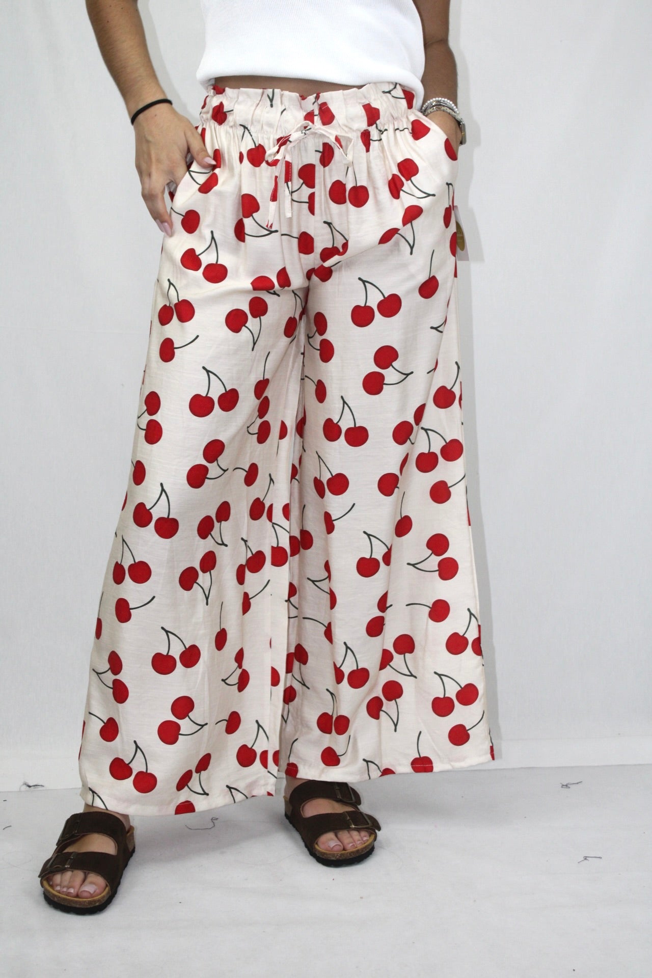 Pantalonas com Elástico na Cintura