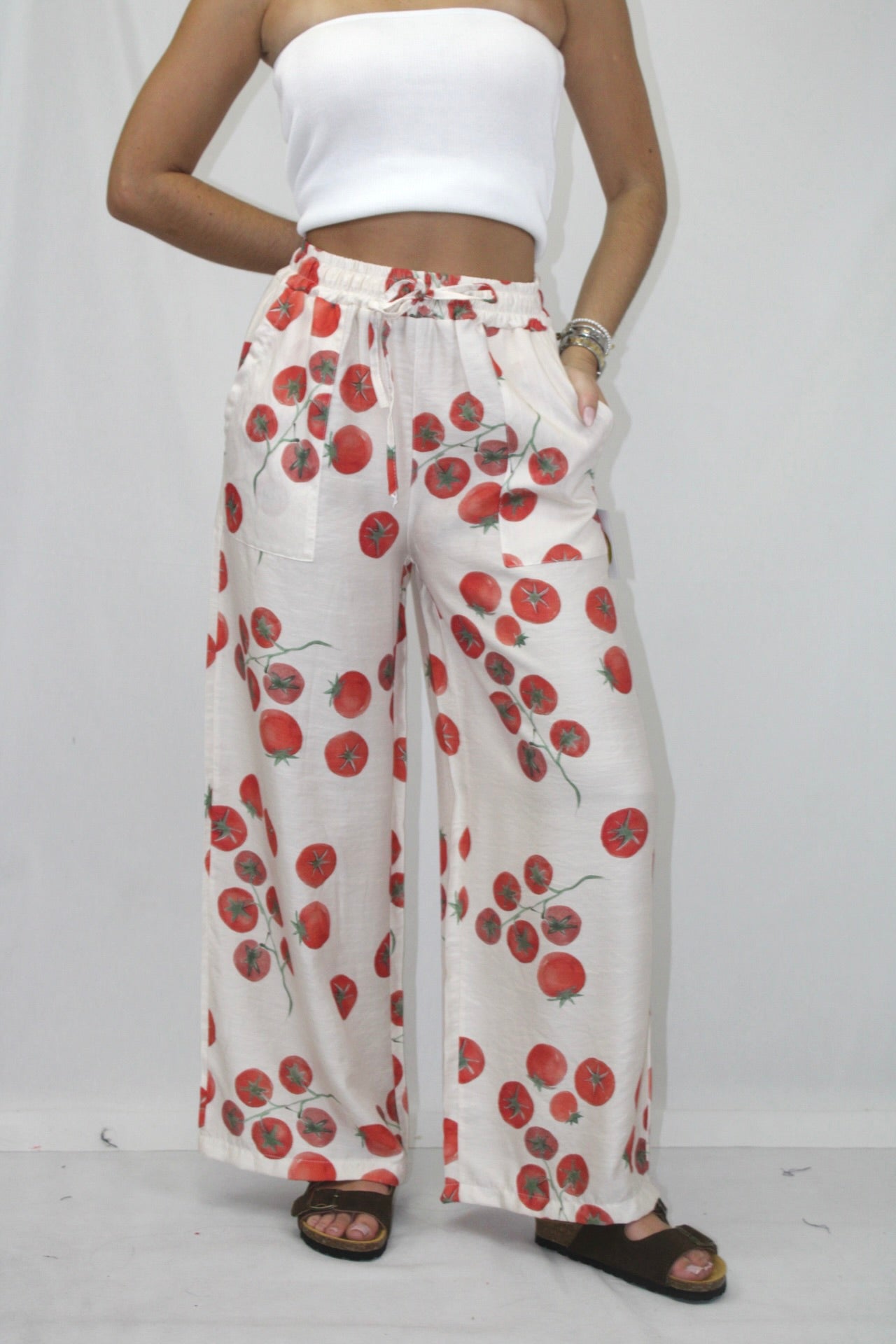 Pantalonas com Elástico na Cintura