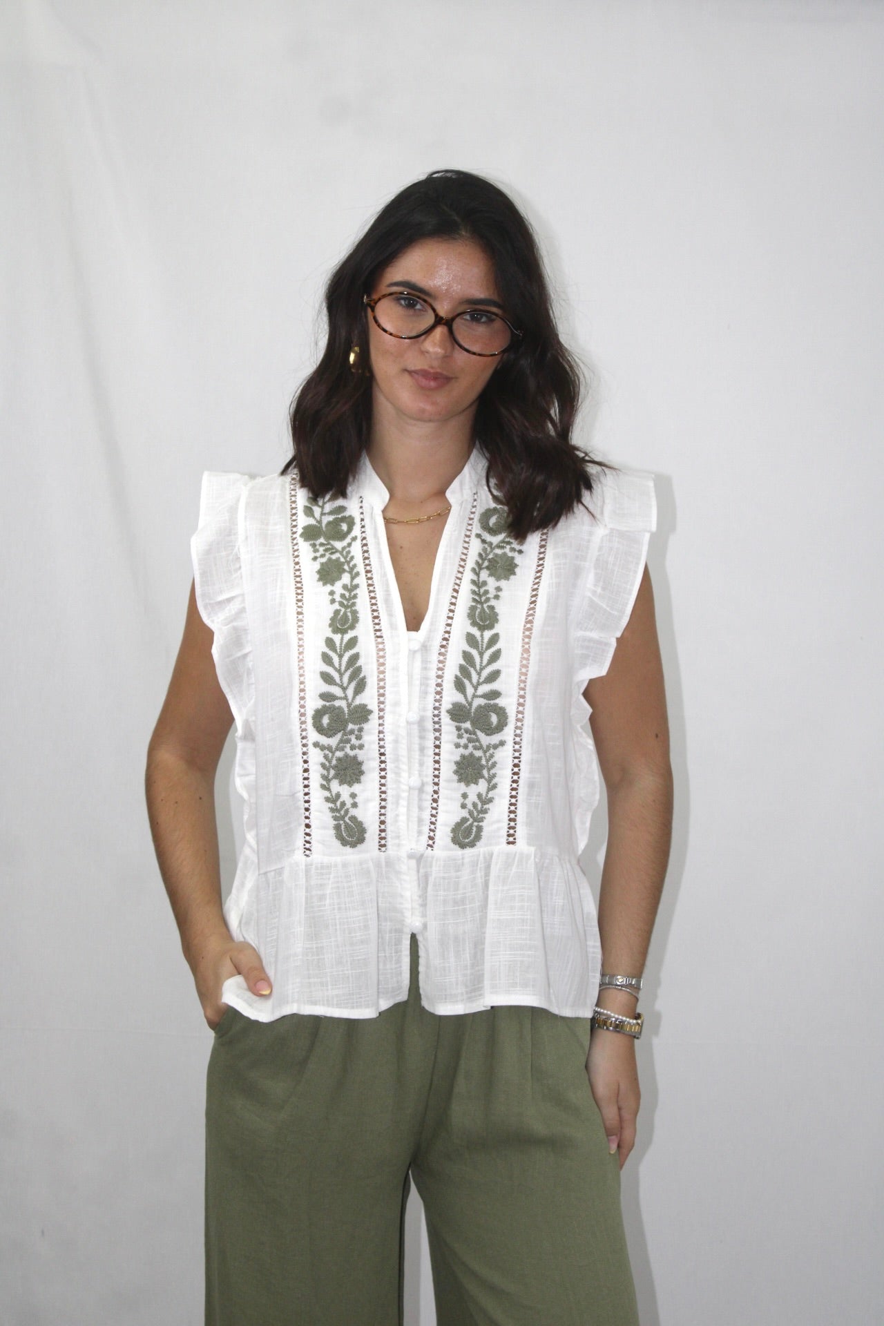 Blusa Bordada