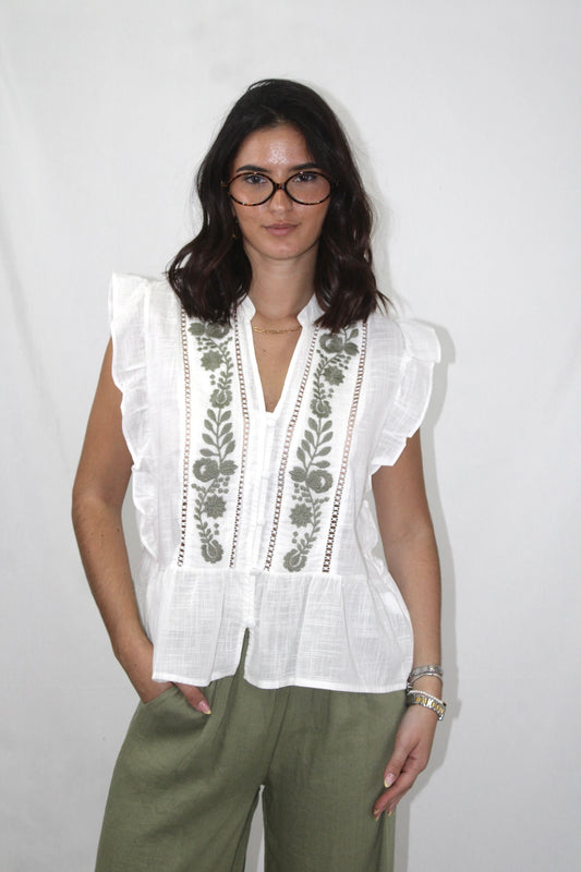 Blusa Bordada