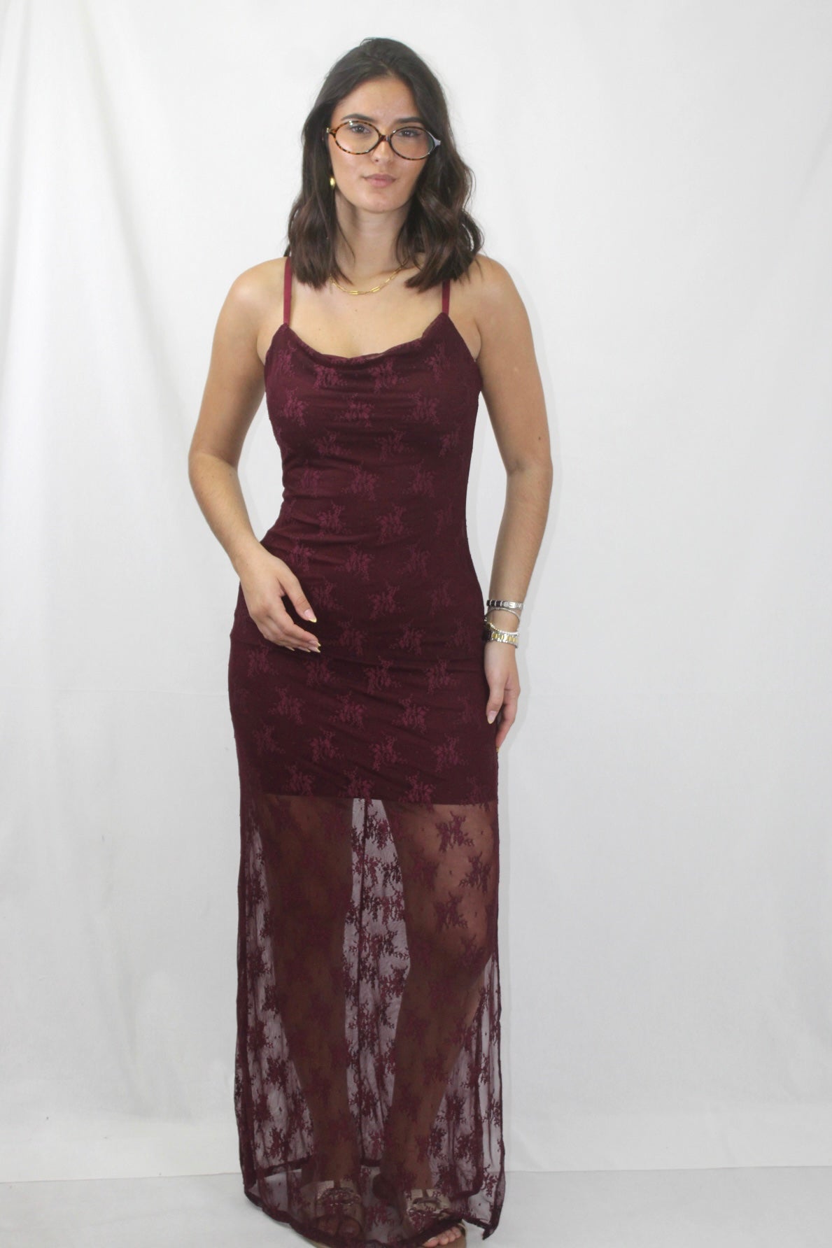 Vestido de Renda Justo