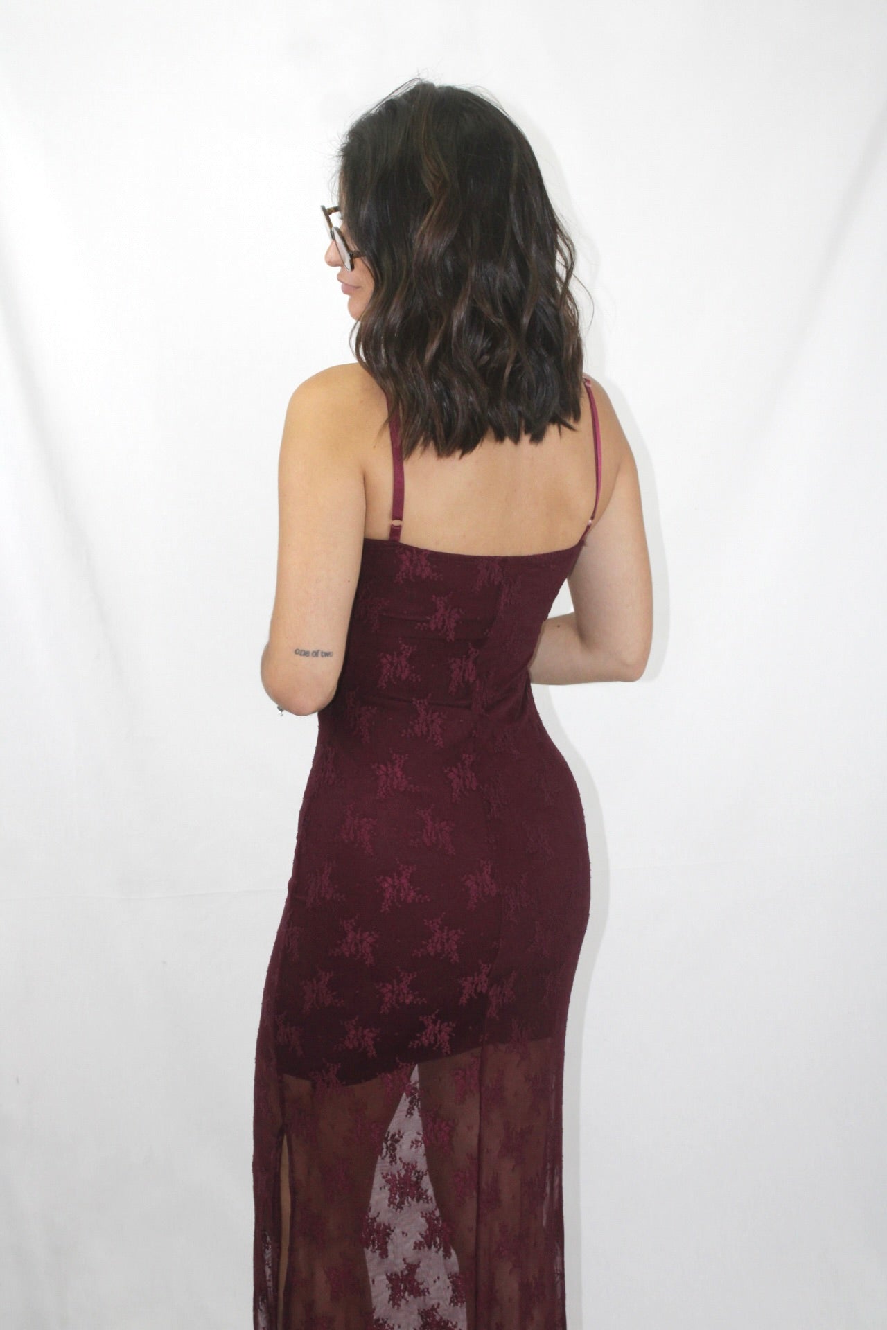 Vestido de Renda Justo