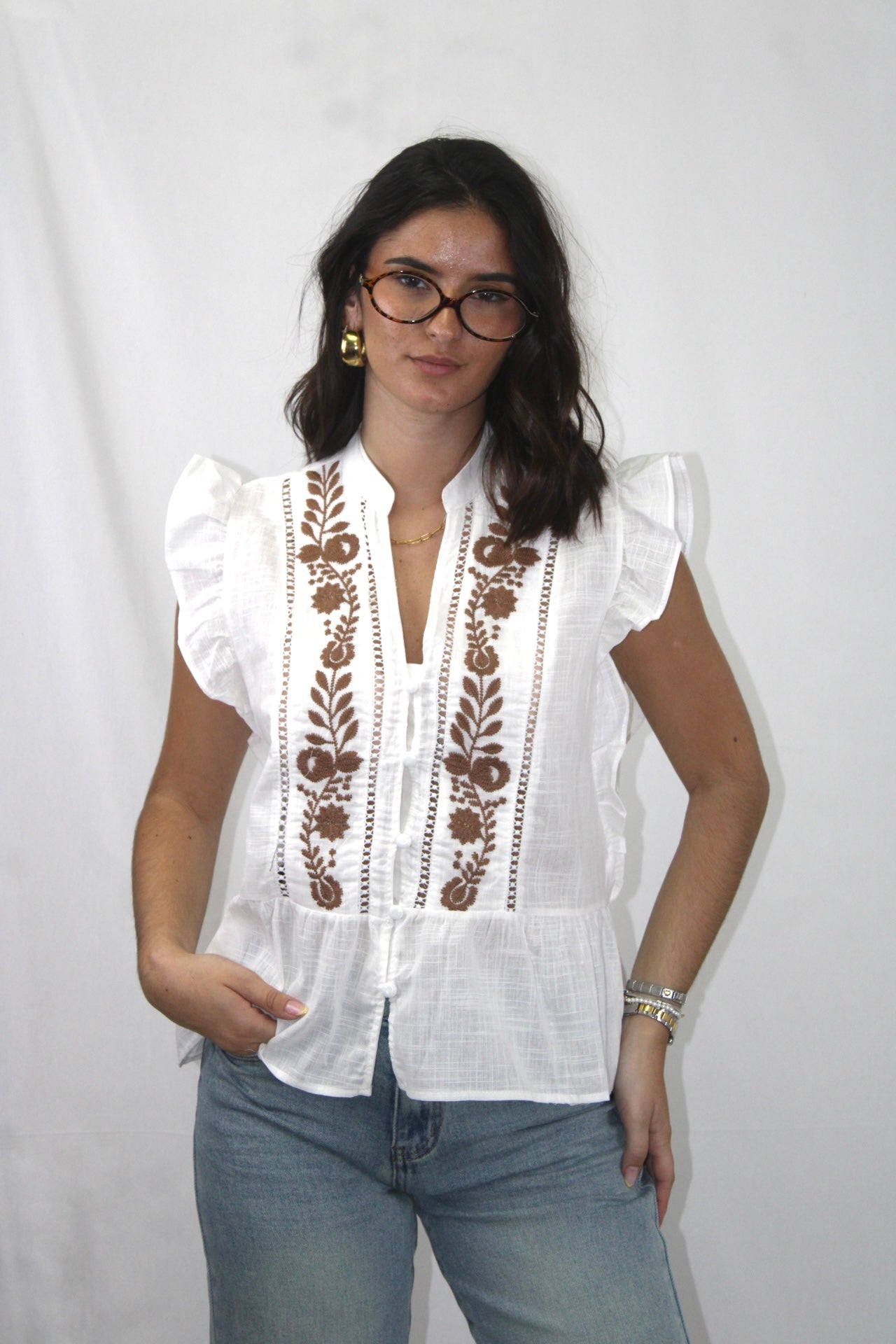 Blusa Bordada