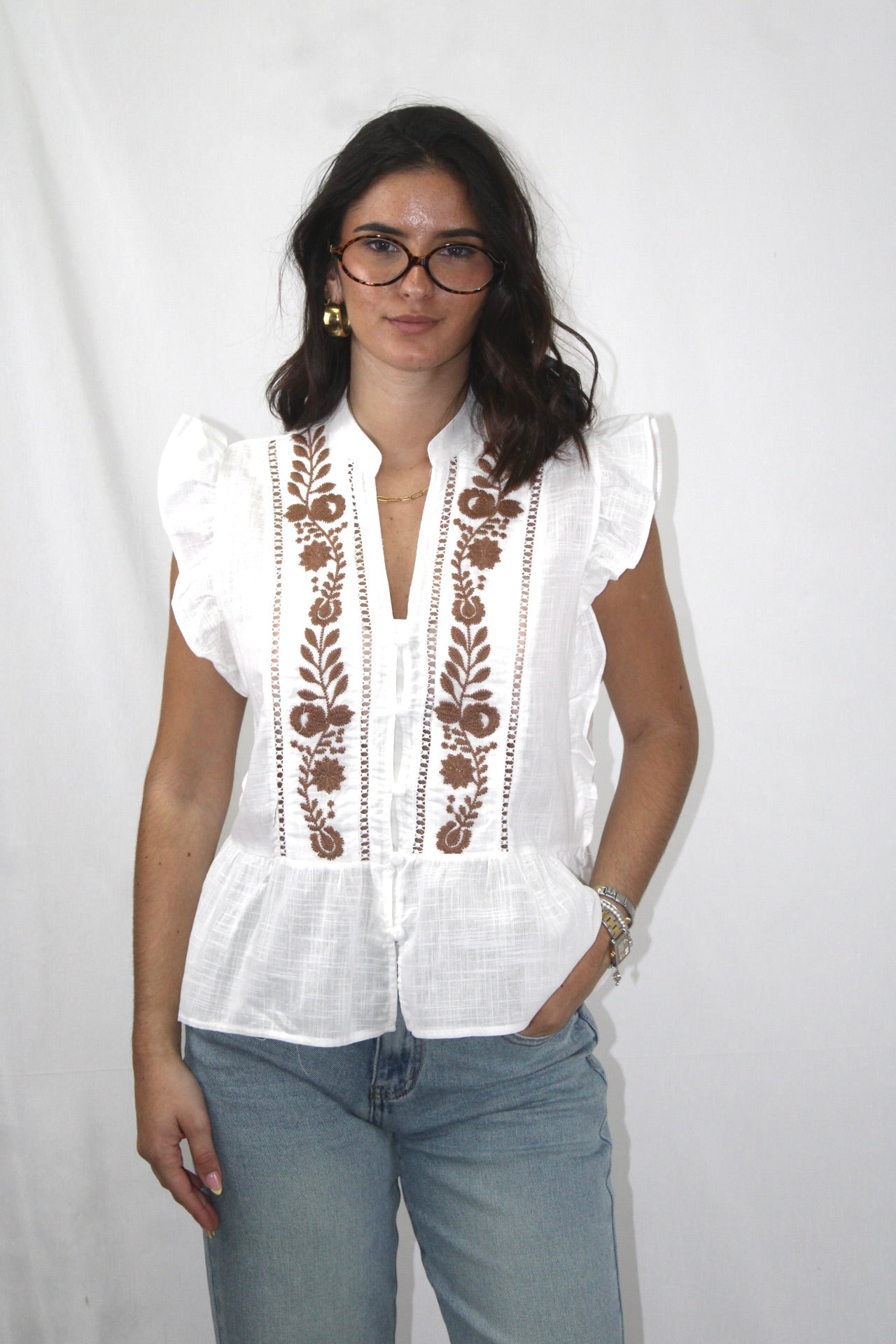 Blusa Bordada