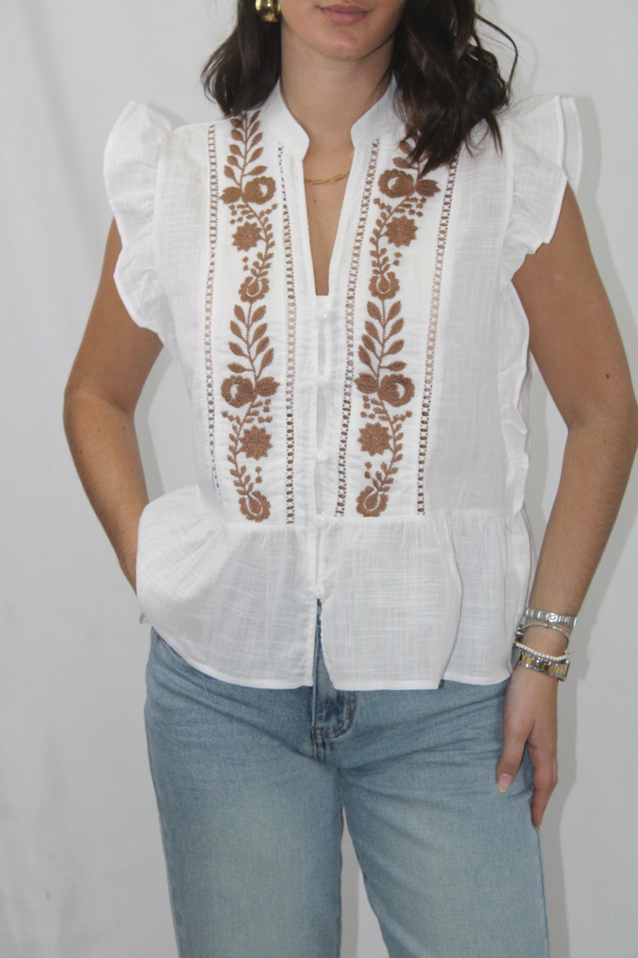 Blusa Bordada