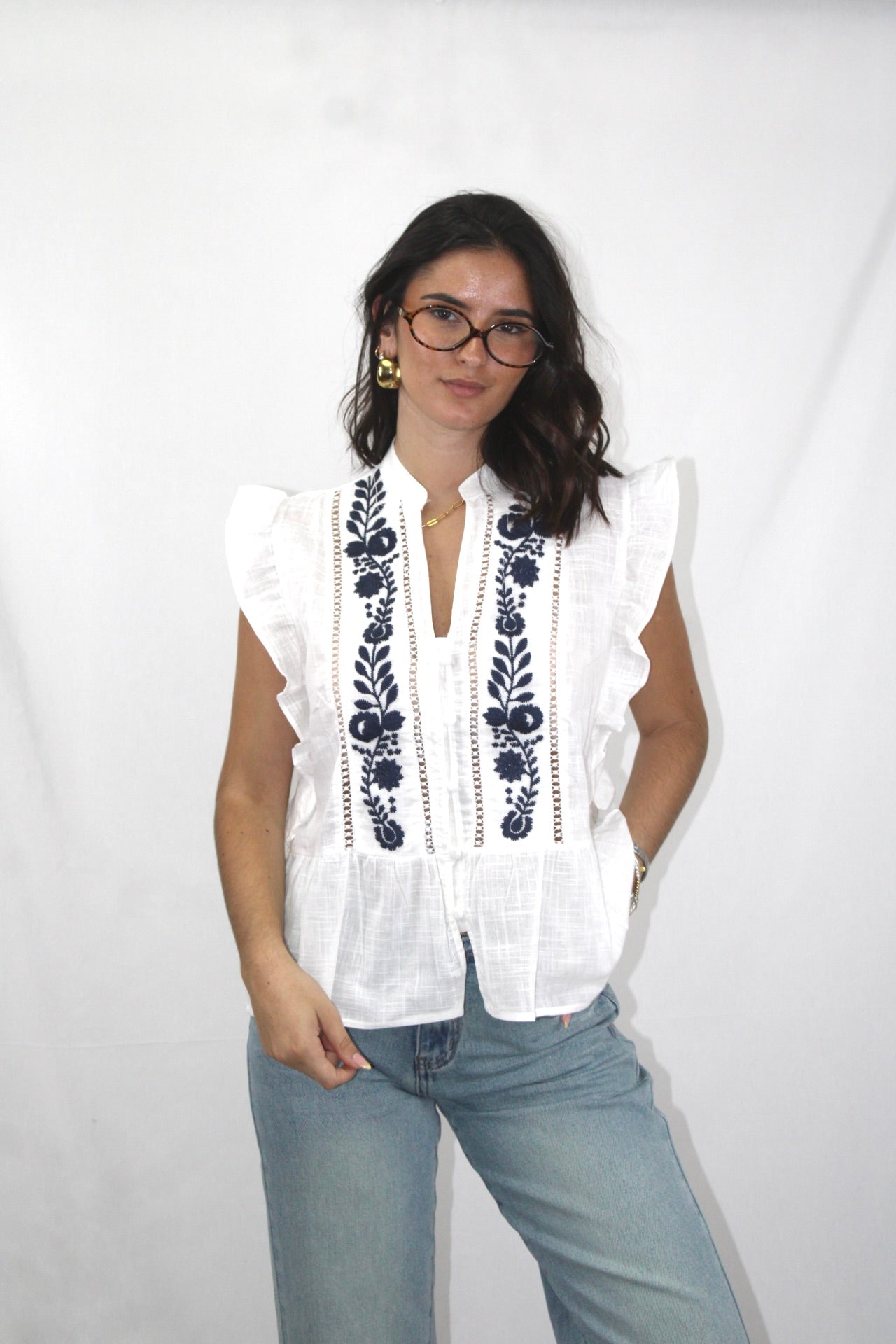 Blusa Bordada