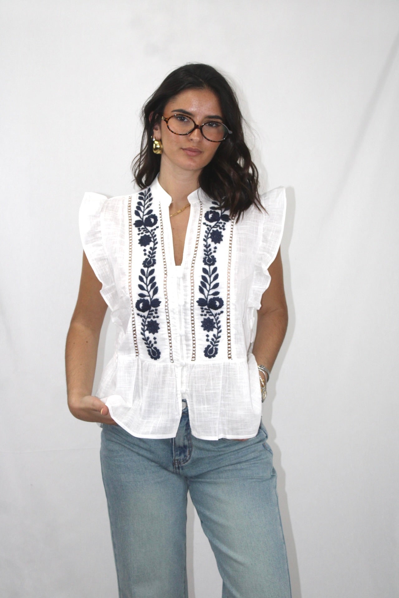 Blusa Bordada