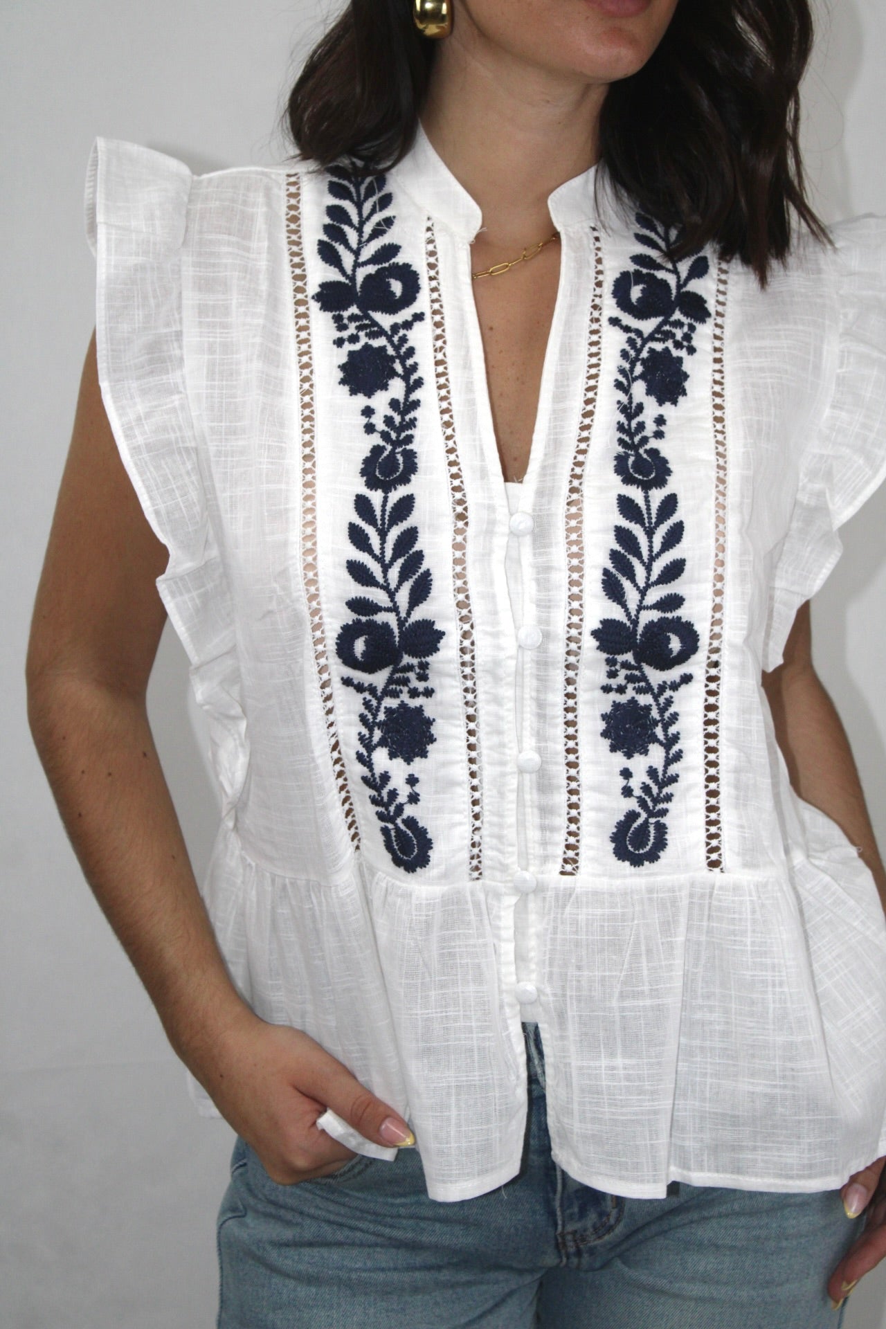 Blusa Bordada