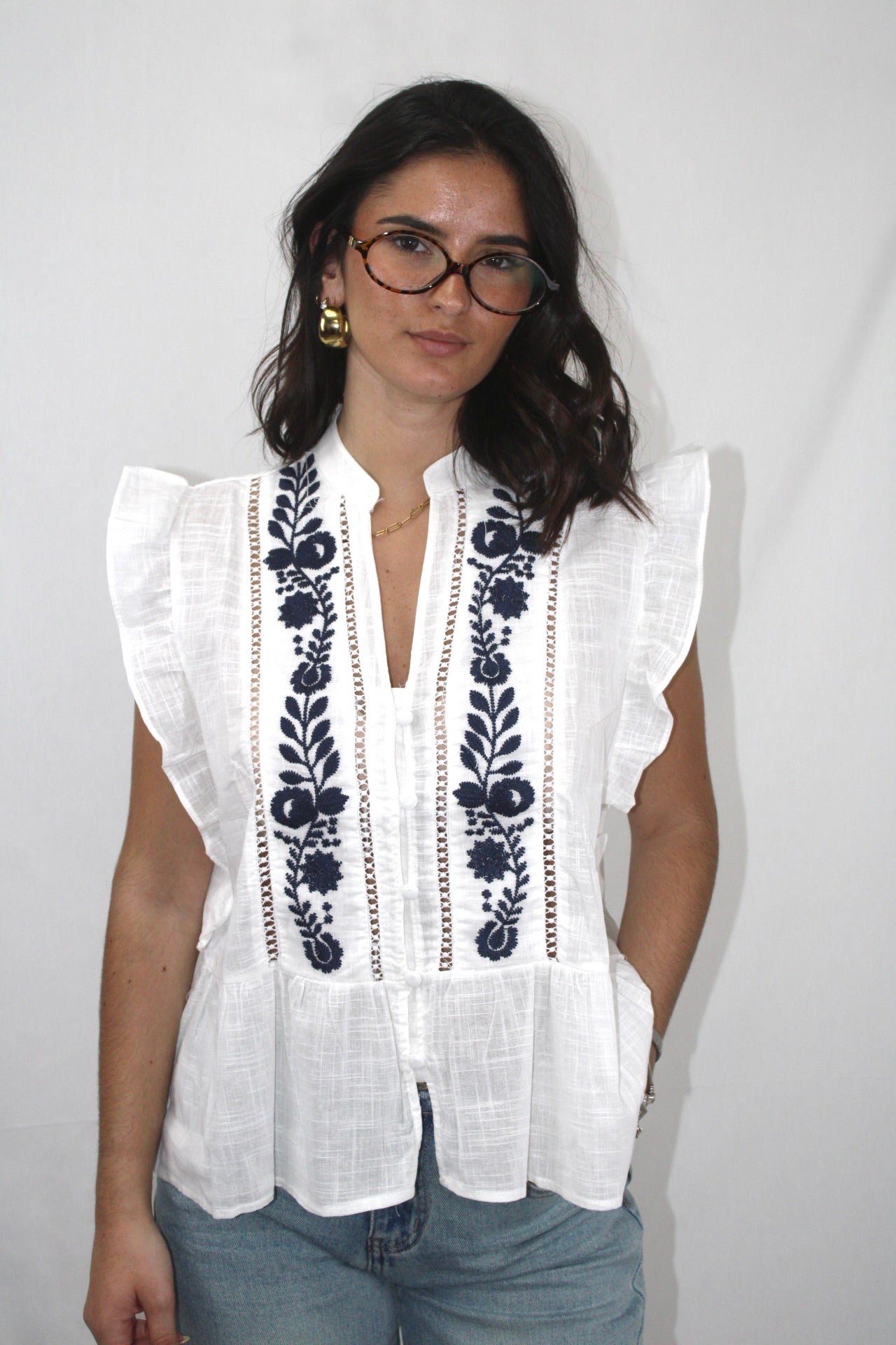 Blusa Bordada