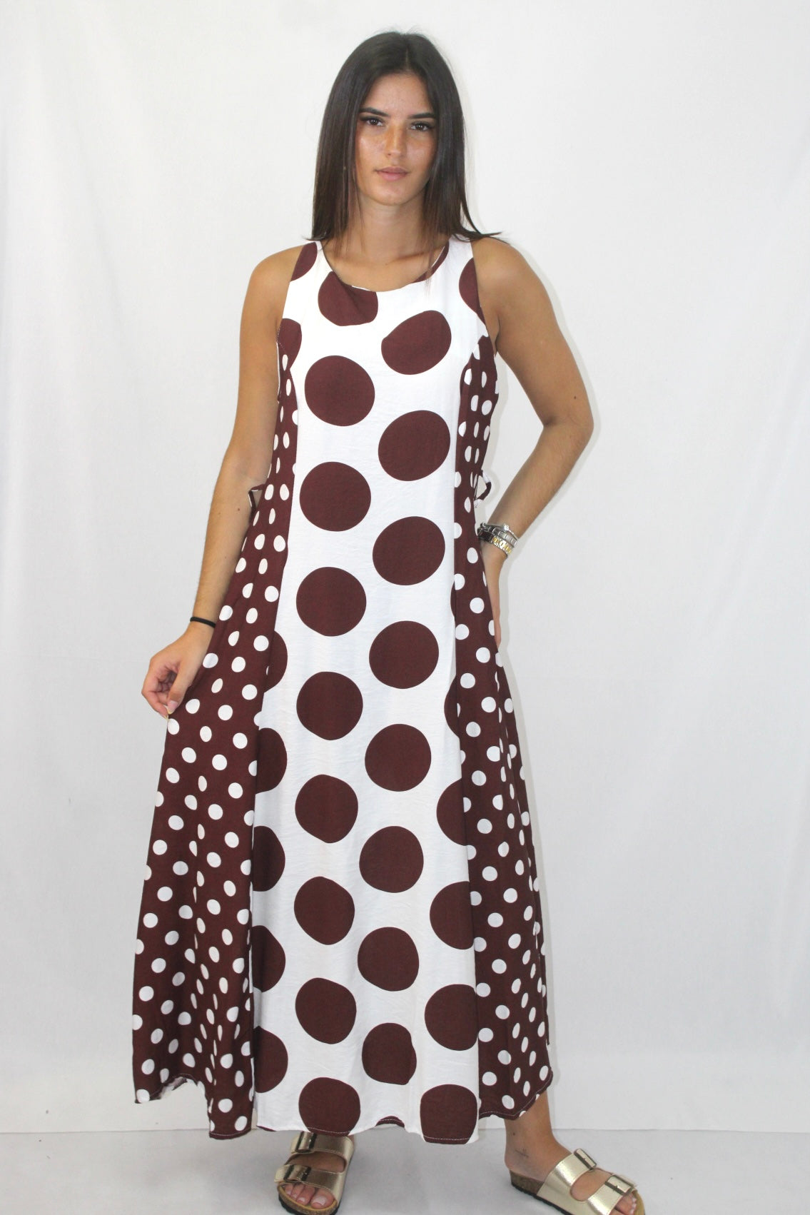 Vestido Bolas Desiguais