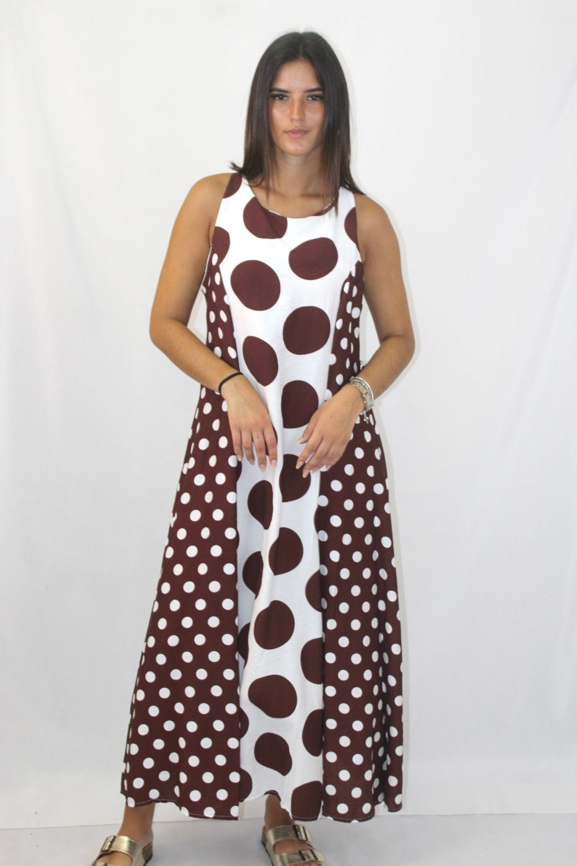 Vestido Bolas Desiguais