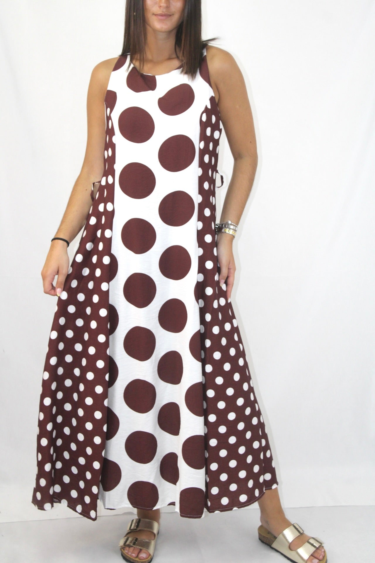 Vestido Bolas Desiguais